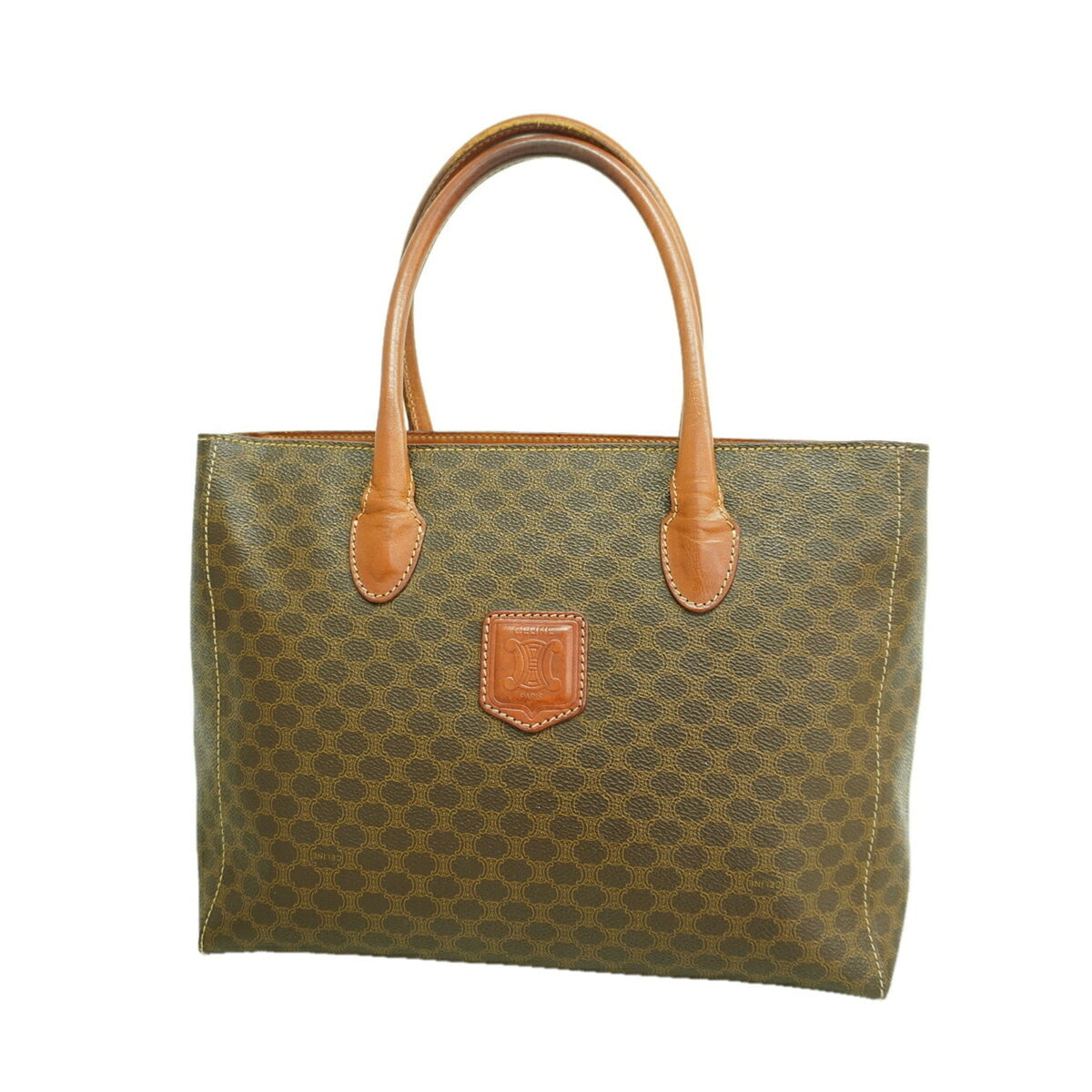 Celine Brown Pvc Handbag (Pre-Owned)