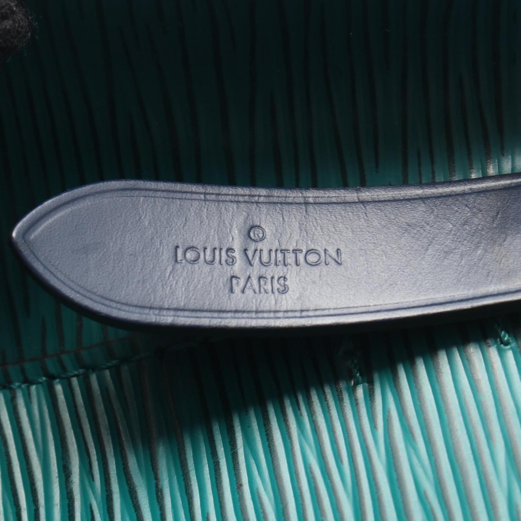 Louis Vuitton Green Indigo Navy Epi Leather Handbag (Pre-Owned)