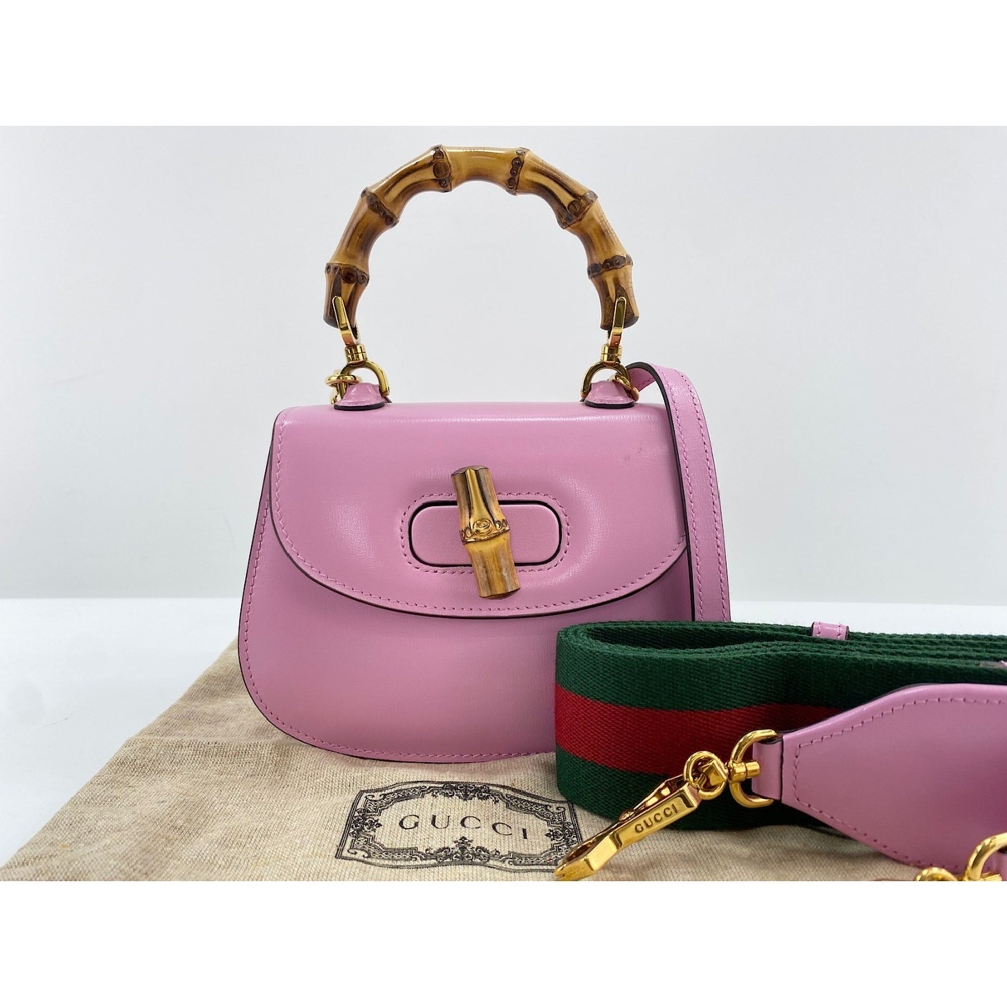 Gucci Pink Handbag (Pre-Owned)
