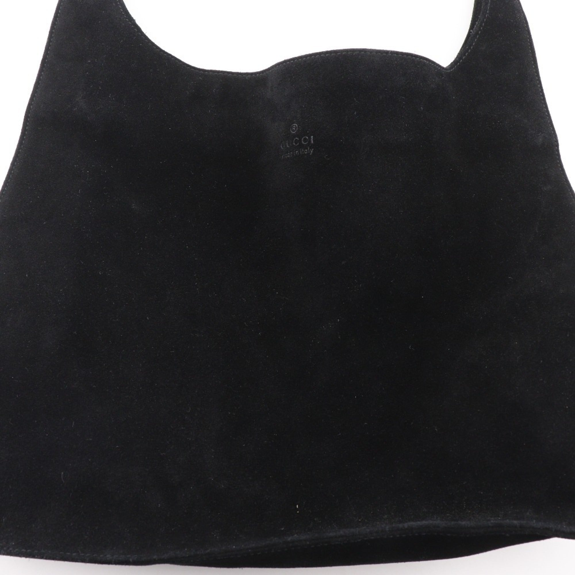 Gucci Black Suede Shoulder Bag (Pre-Owned)