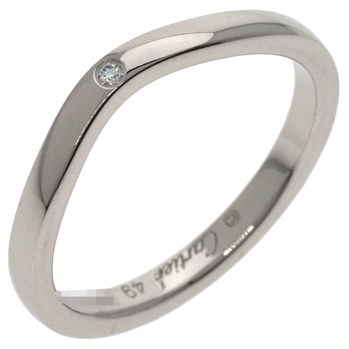 Cartier Platinum 950 Band Ring (Pre-Owned)