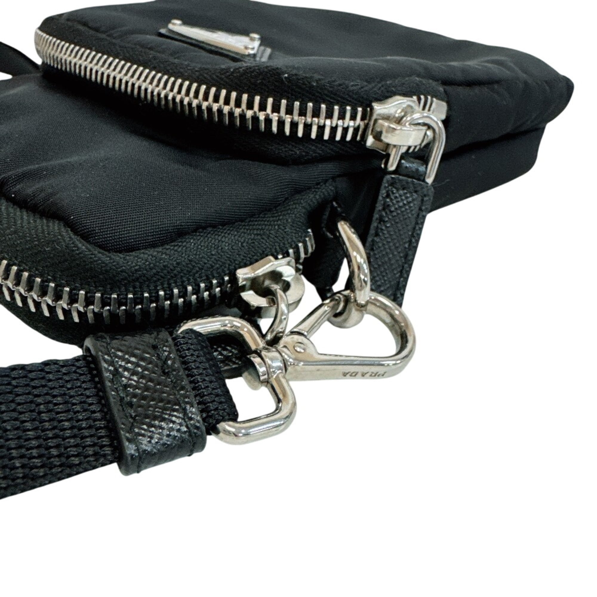 Prada Black Nylon Shoulder Bag (Pre-Owned)