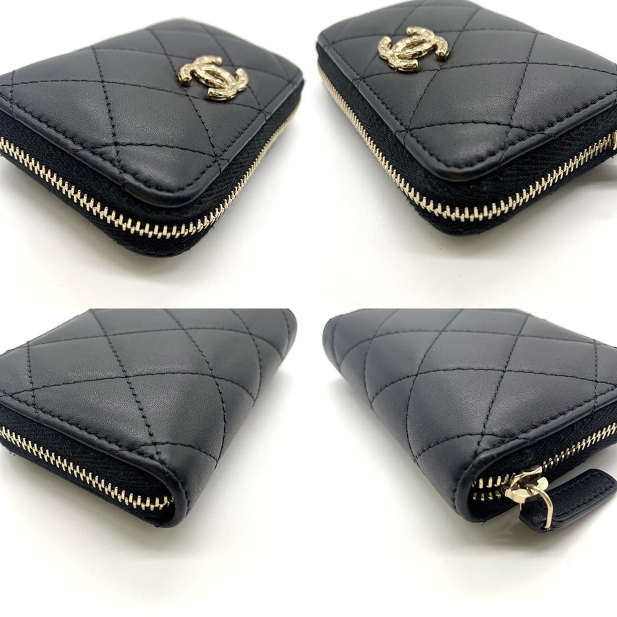 Chanel Matelasse Leather Coin Purse/Coin Case (Pre-Owned)