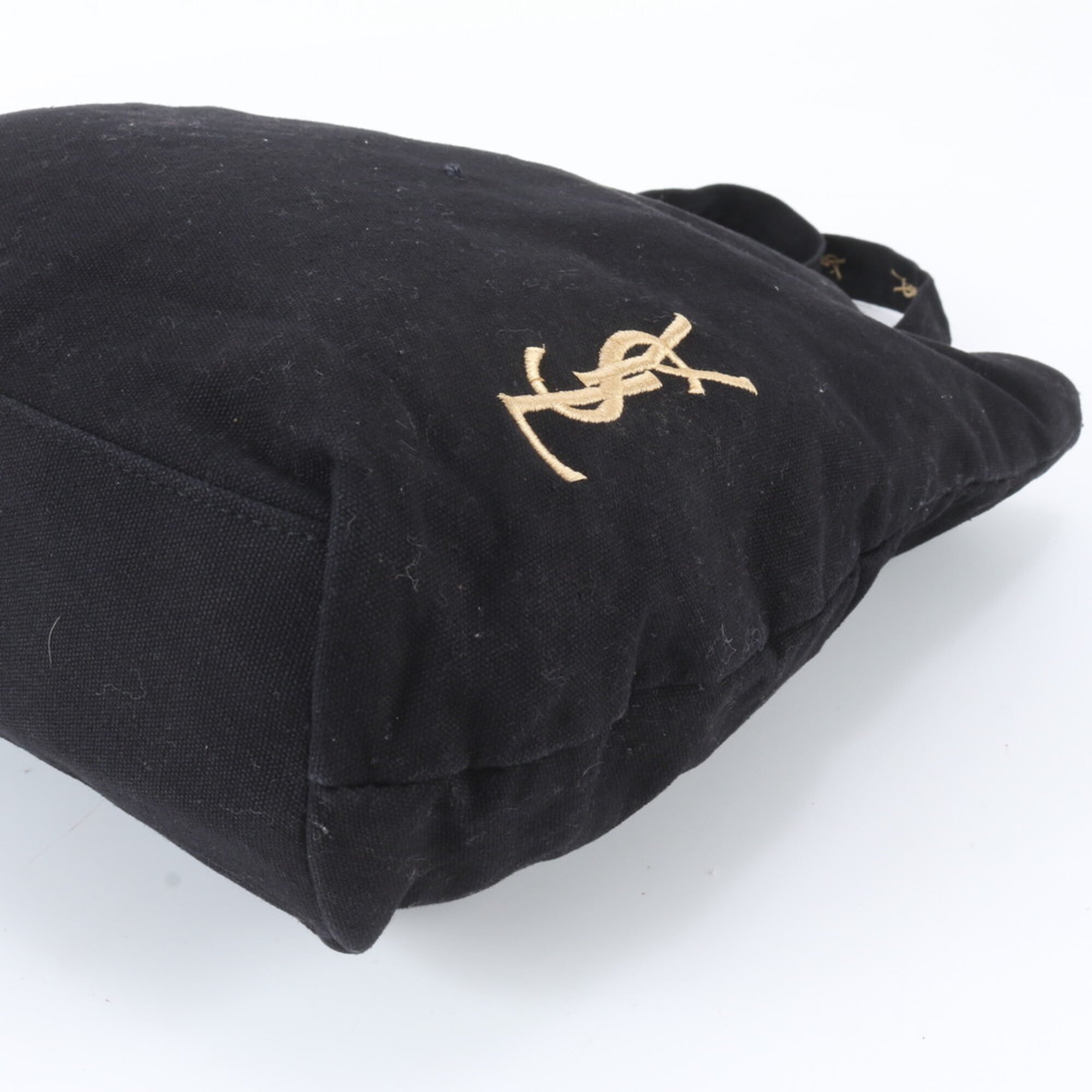 Yves Saint Laurent Black Handbag Shoulder Bag Tote Bag (Pre-Owned)