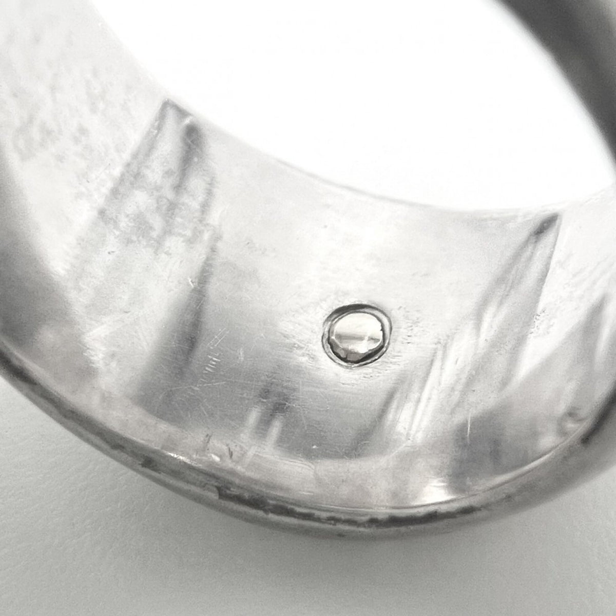 Hermes Gold (18K) Silver 925 Band Ring (Pre-Owned)