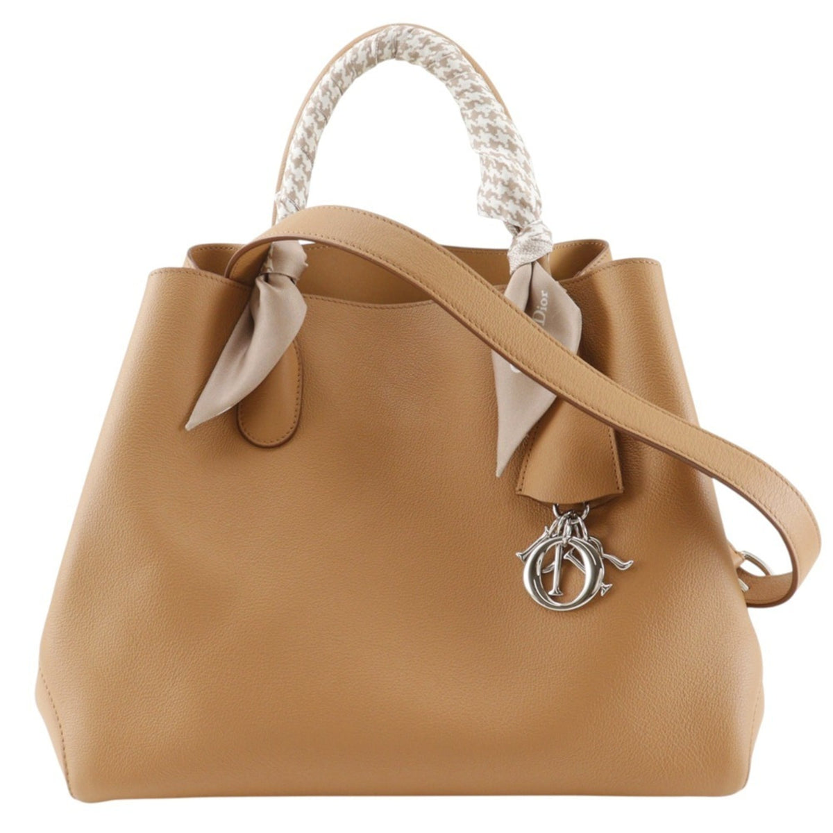 Christian Dior Beige Leather Handbag (Pre-Owned)