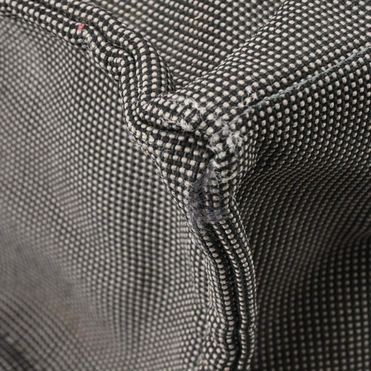 Hermes Her Line Gray Nylon Canvas Backpack (Pre-Owned)
