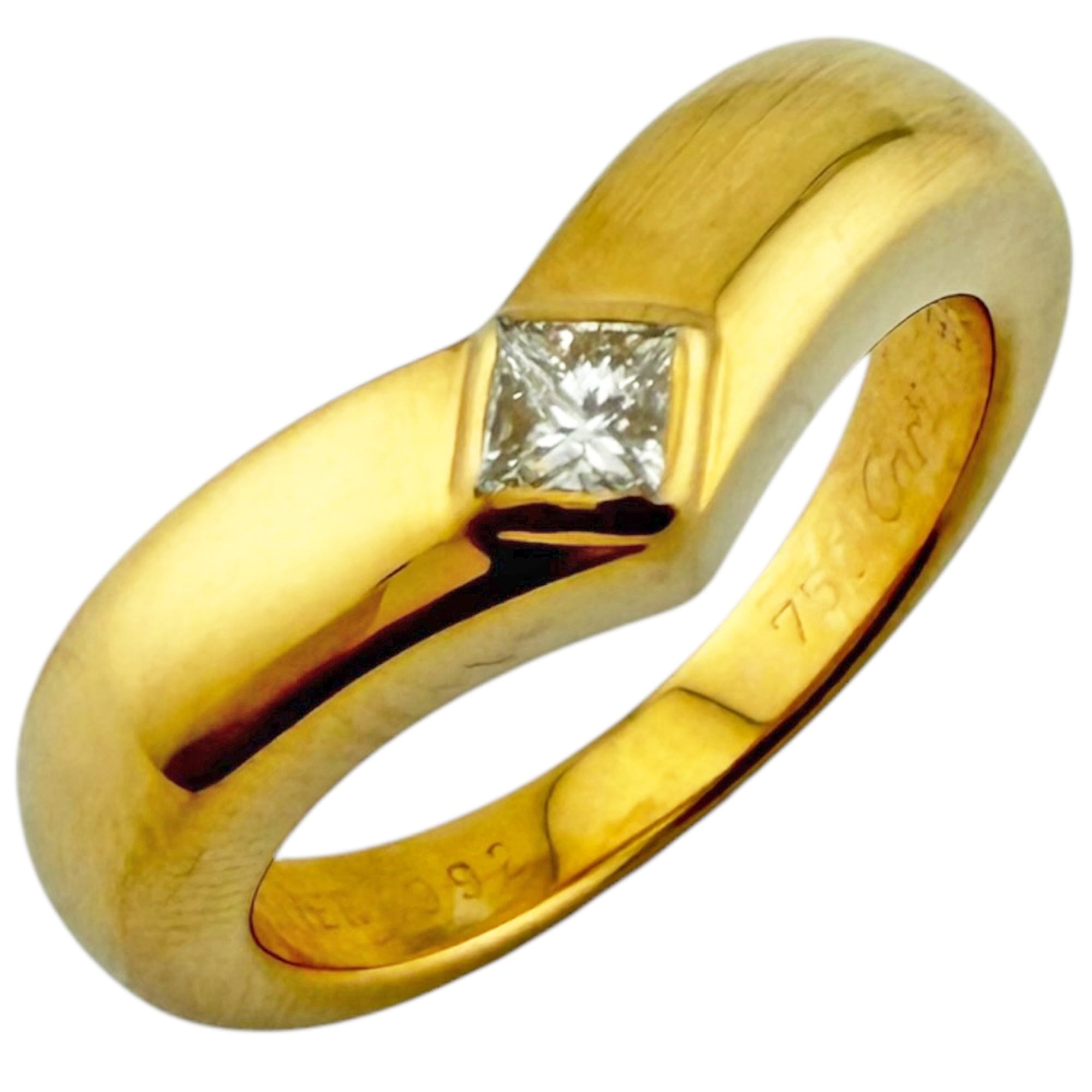 Cartier Gold Yellow Gold (18K) Band Ring (Pre-Owned)