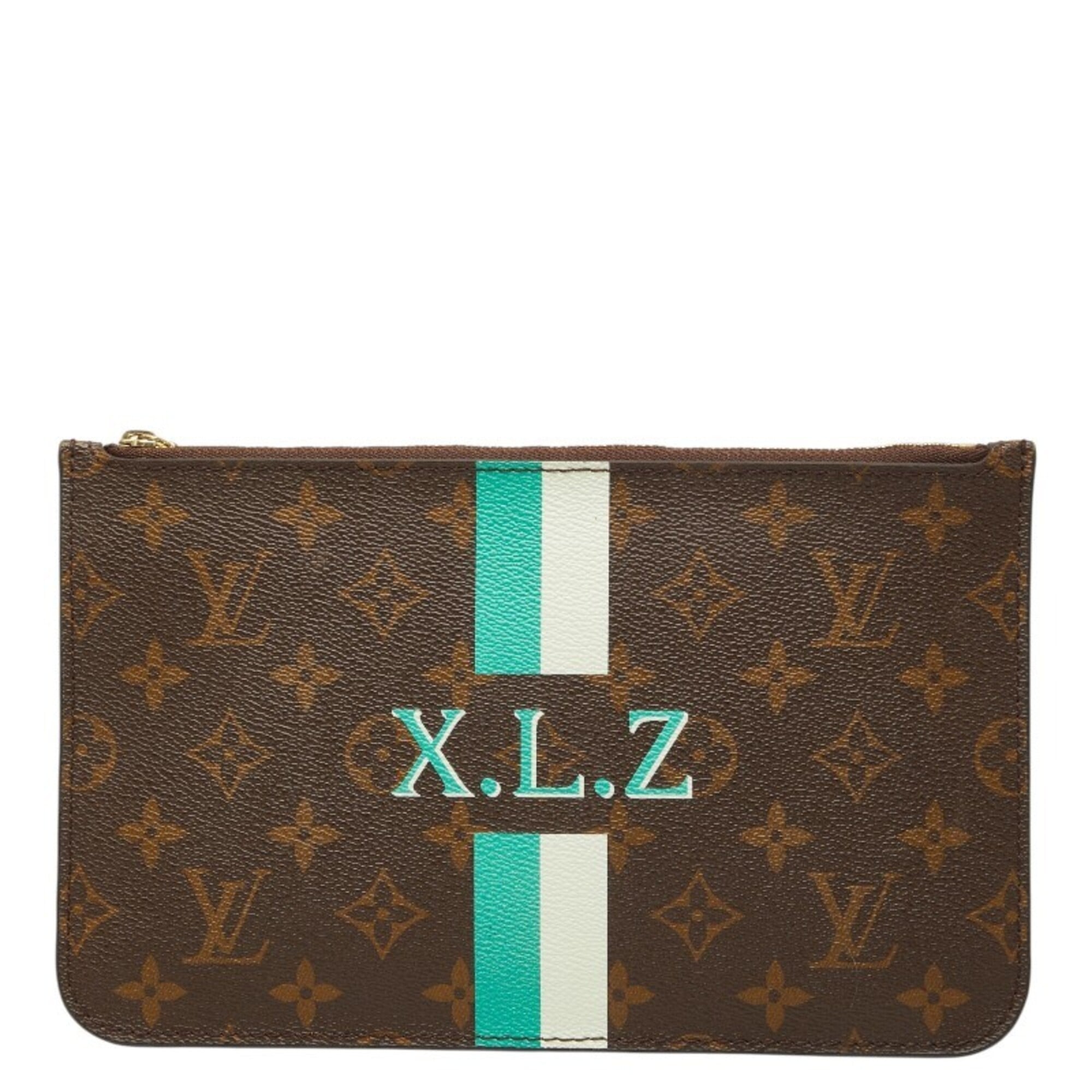 Louis Vuitton Brown Monogram Monogram Pvc Leather Handbag Pouch (Pre-Owned)