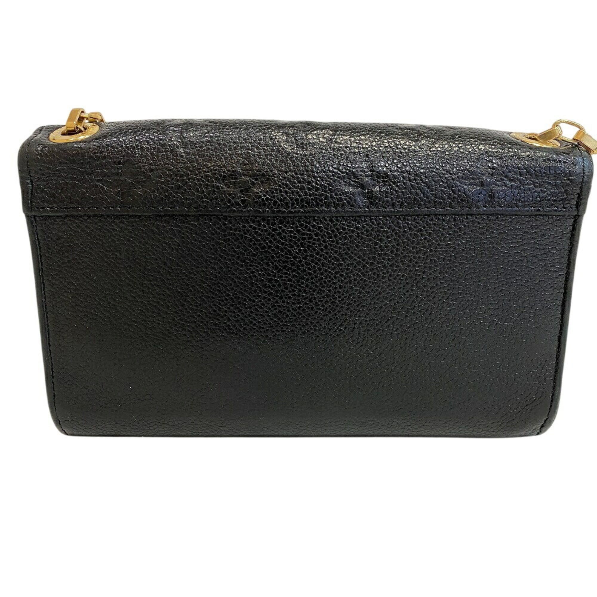 Louis Vuitton Black Leather Pochette (Pre-Owned)