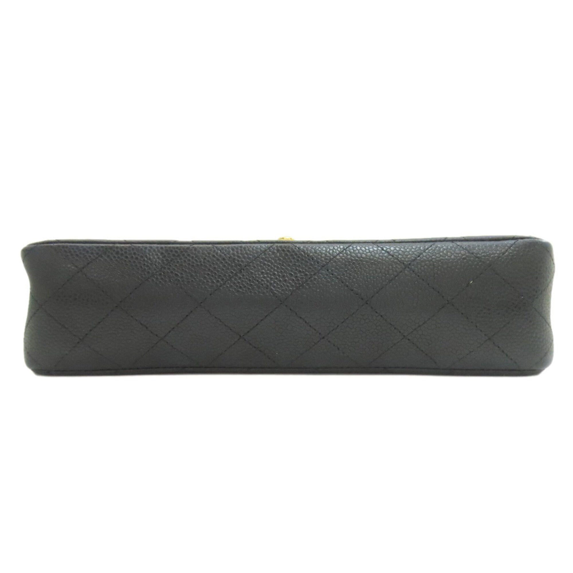 Chanel Black Leather Shoulder Bag (Pre-Owned)