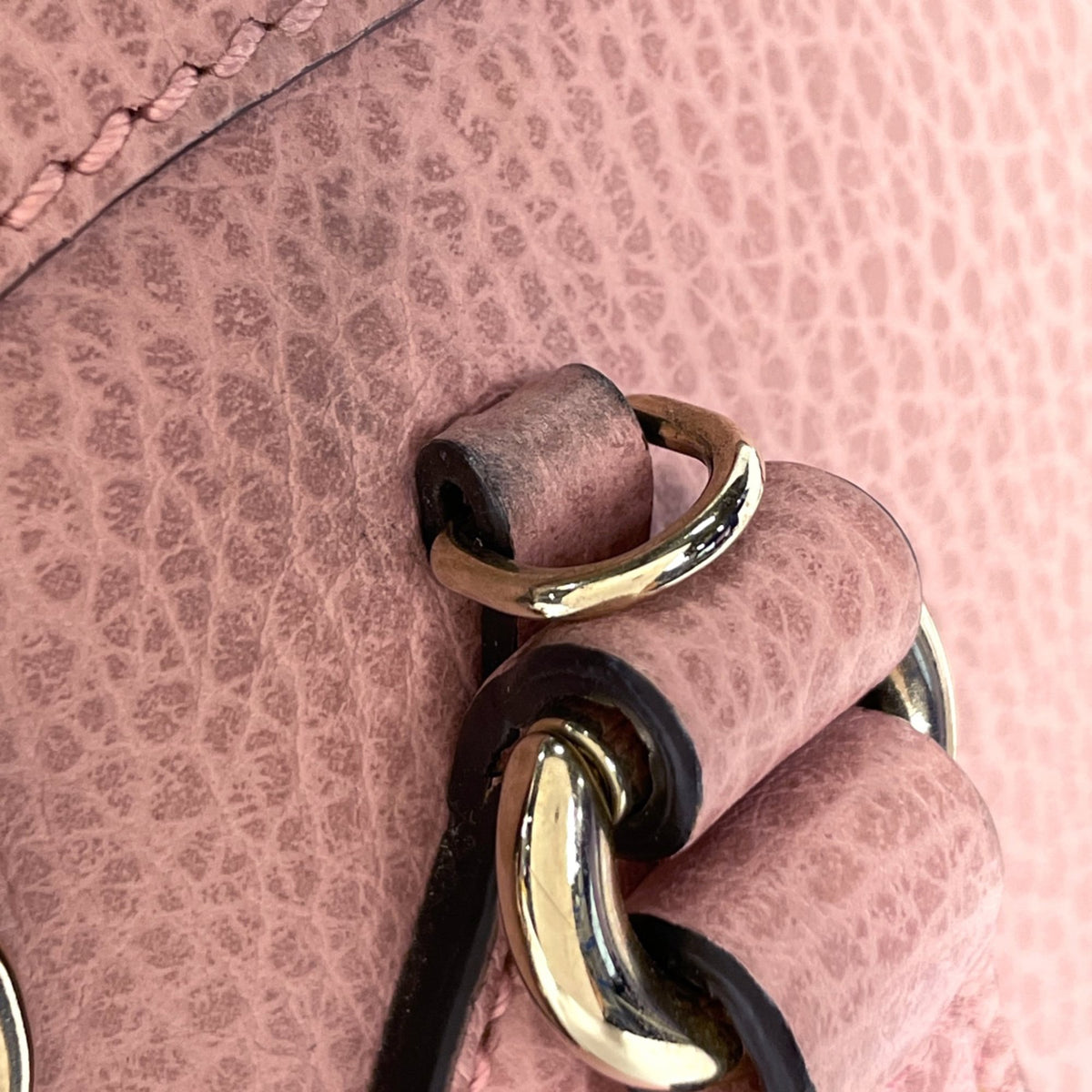 Gucci Pink Leather Handbag (Pre-Owned)