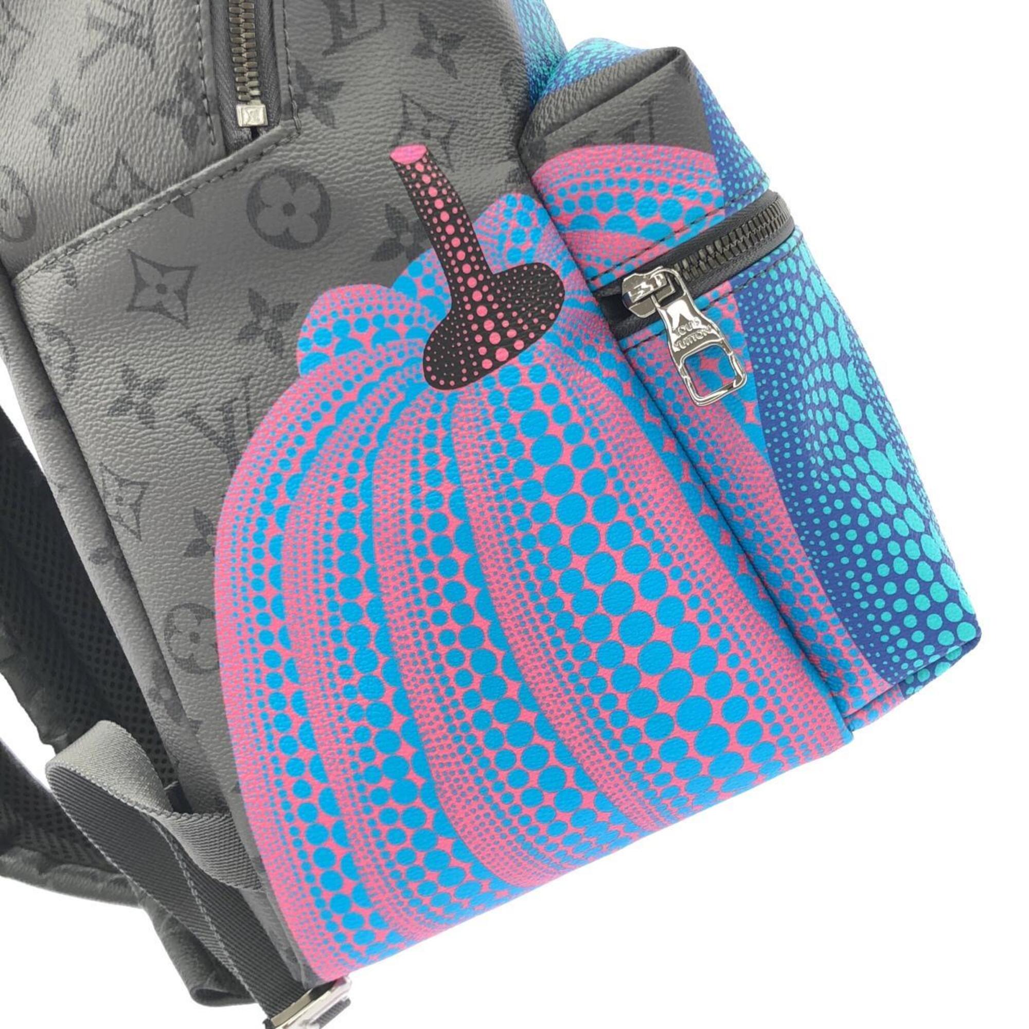 Louis Vuitton Black Gris Coated Canvas Backpack (Pre-Owned)