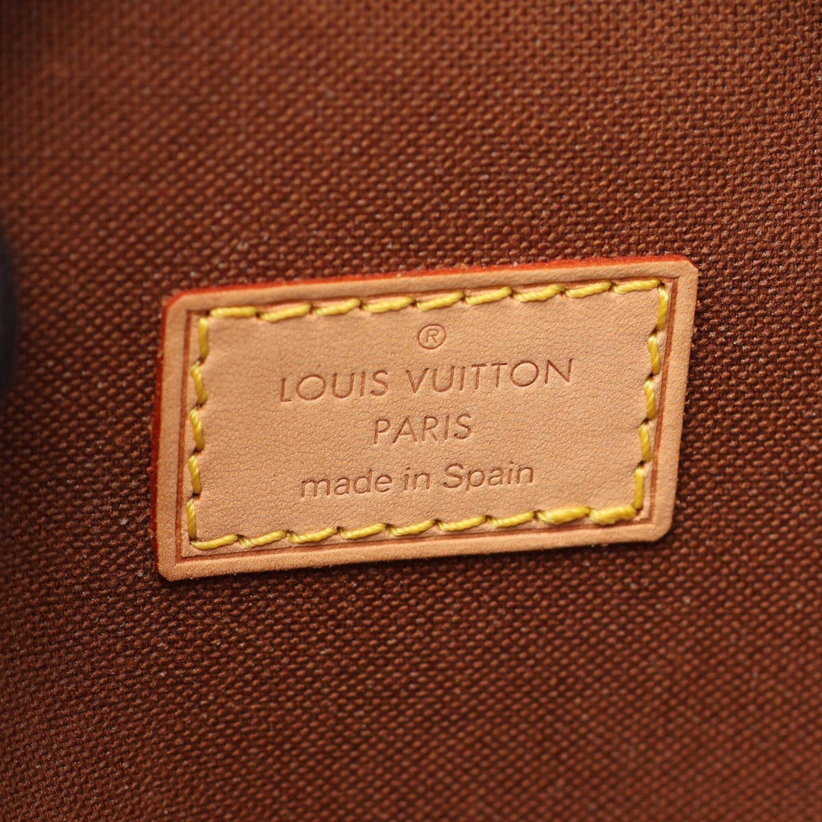 Louis Vuitton Brown Monogram Coated Canvas Fanny Pack Handbag (Pre-Owned)