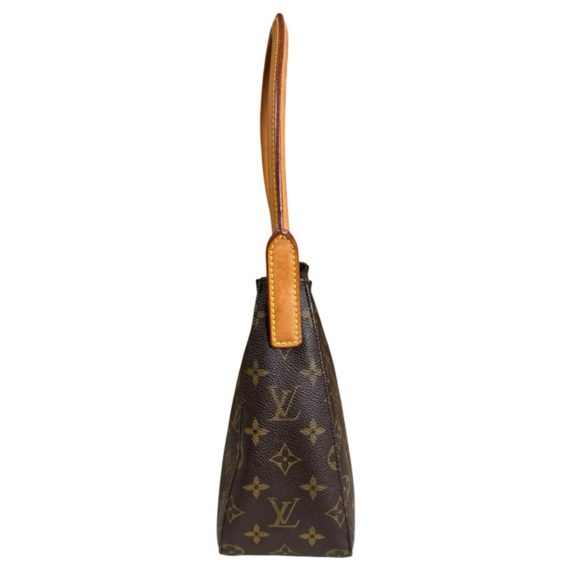 Louis Vuitton Brown Monogram Canvas Shoulder Bag (Pre-Owned)