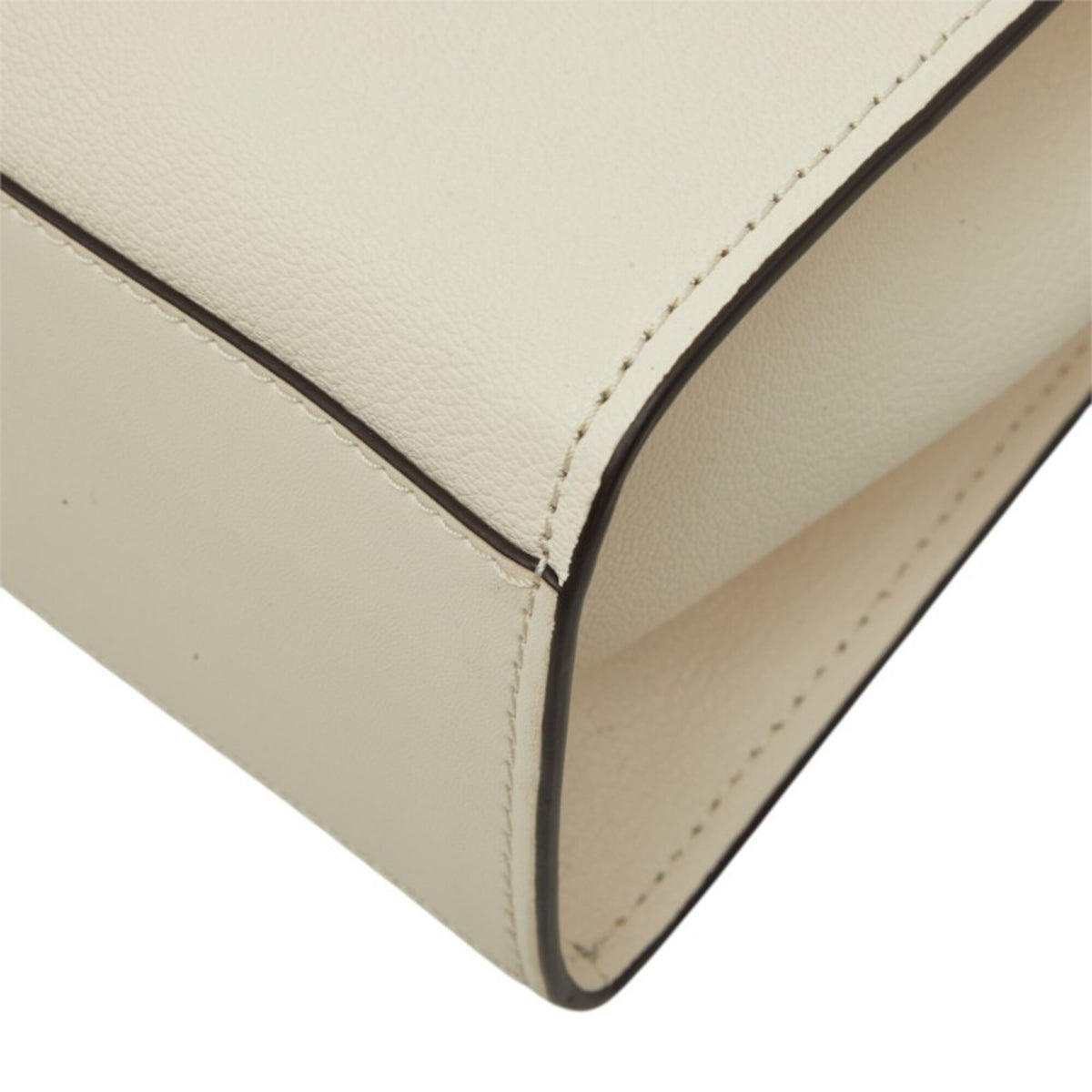 Michael Kors Ivory White Leather Handbag Shoulder Bag (Pre-Owned)