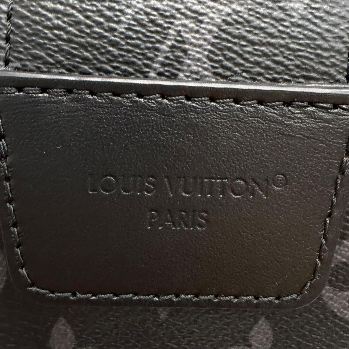 Louis Vuitton Black Monogram Eclipse Pouch (Pre-Owned)
