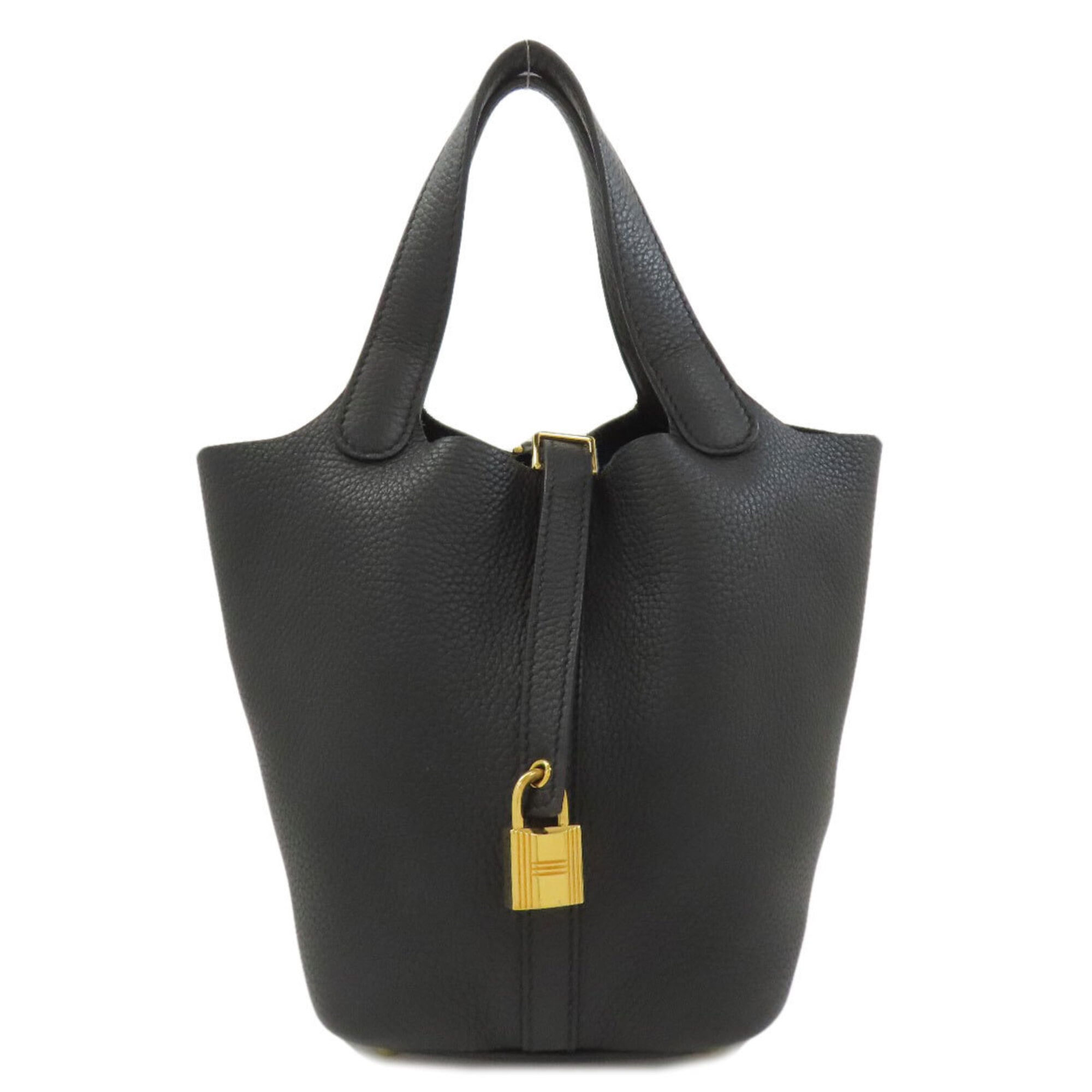 Hermes Picotin Black Handbag (Pre-Owned)
