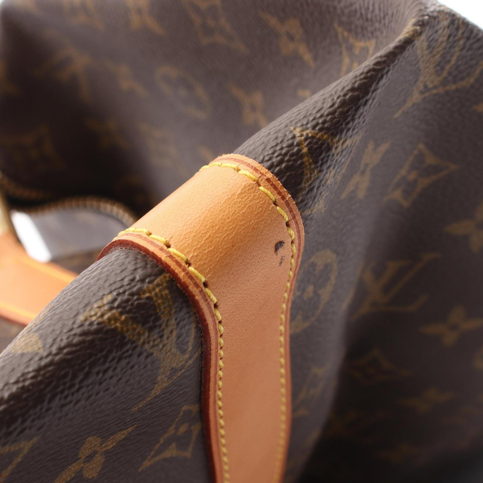 Louis Vuitton Brown Monogram Monogram Leather Coated Canvas Boston Bag Handbag (Pre-Owned)