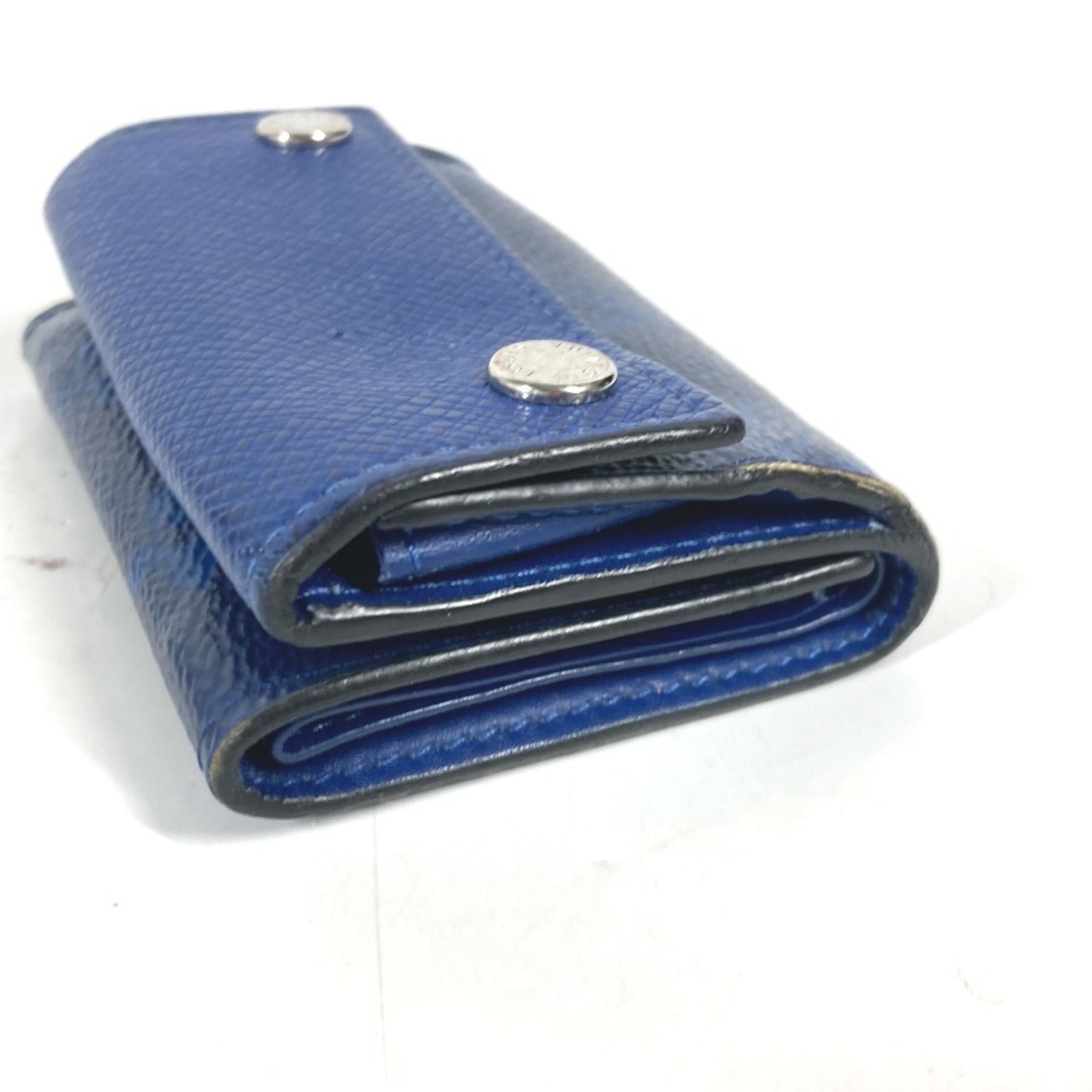 Louis Vuitton Blue Taigarama Monogram Wallet (Tri-Fold) (Pre-Owned)