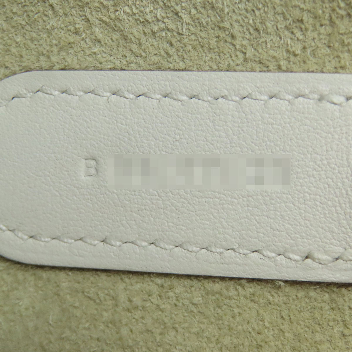 Hermes White Taurillon Clemence Leather Handbag (Pre-Owned)