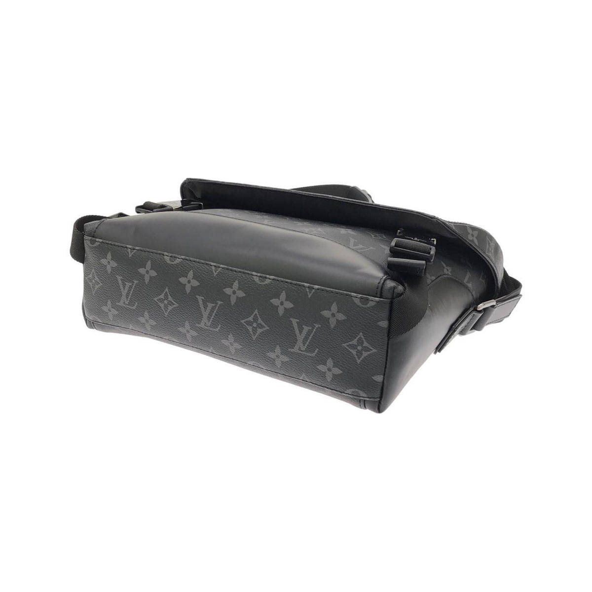 Louis Vuitton Black Coated Canvas Shoulder Bag (Pre-Owned)