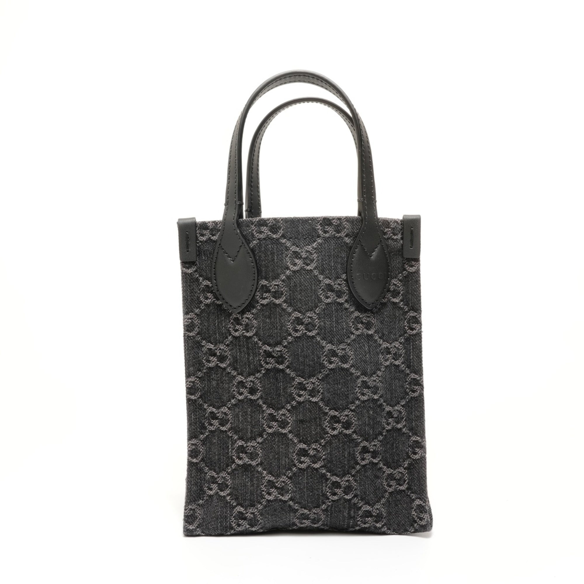 Gucci Black Denim Handbag (Pre-Owned)