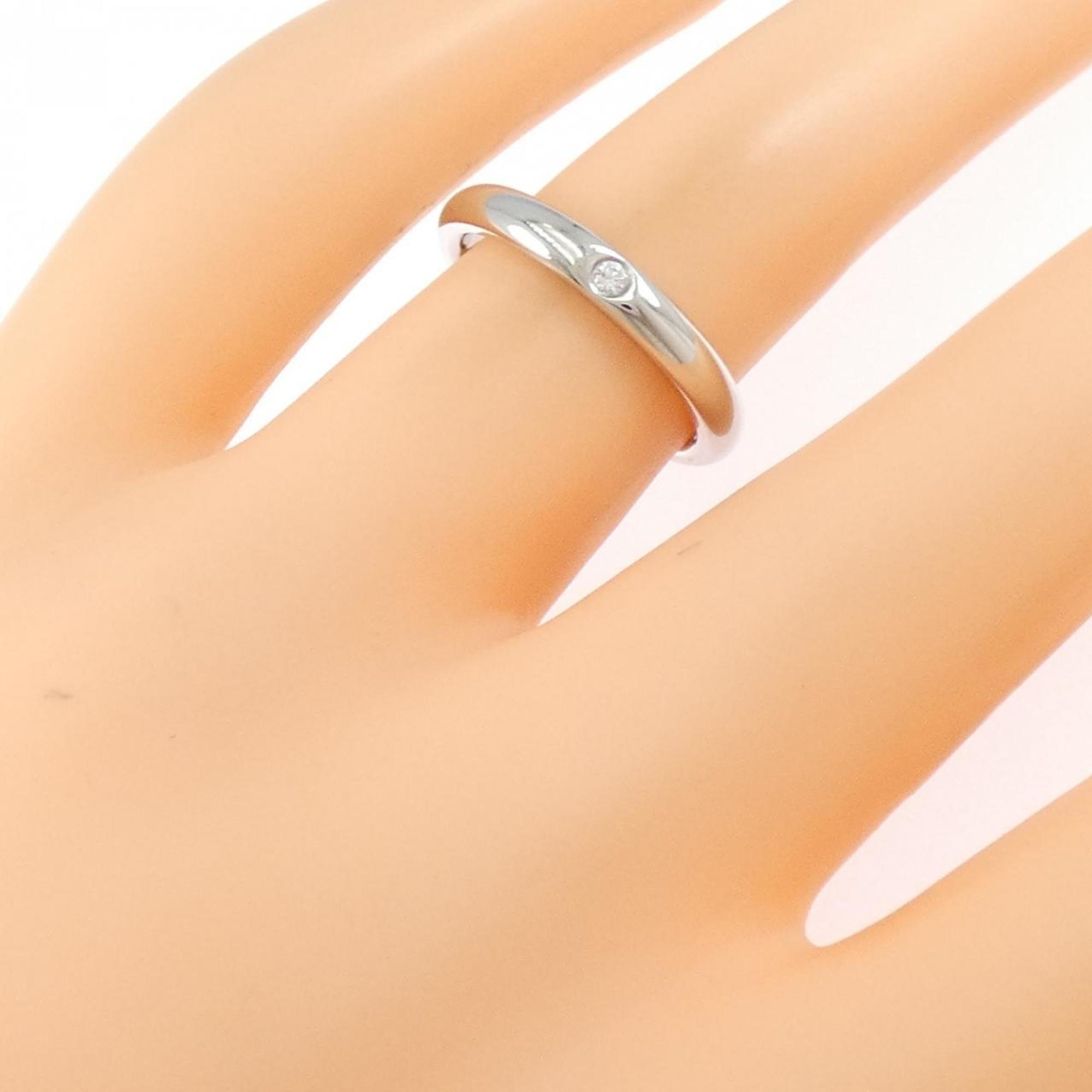 Tiffany Platinum Platinum 950 Band Ring (Pre-Owned)