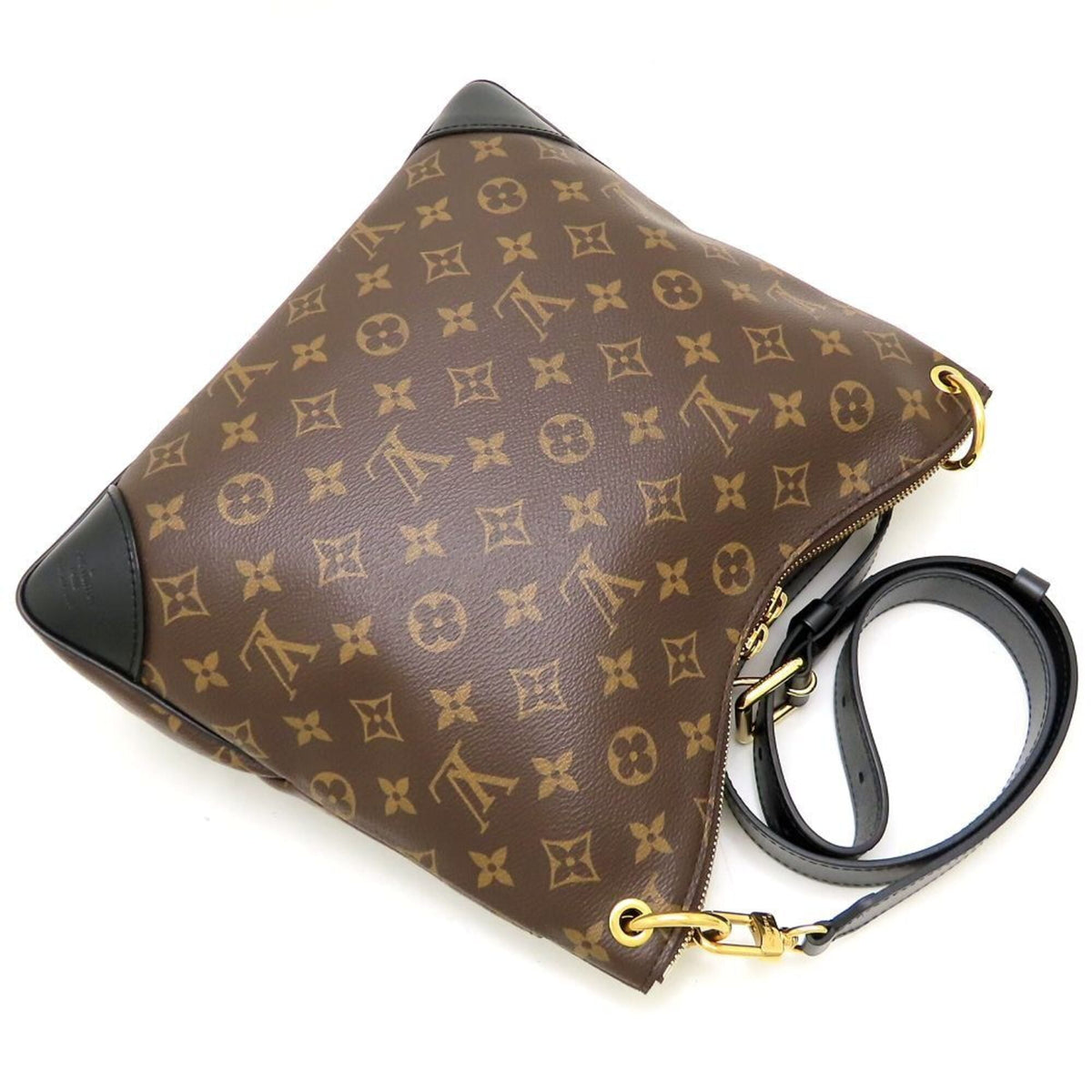 Louis Vuitton Brown Noir Monogram Canvas Shoulder Bag (Pre-Owned)