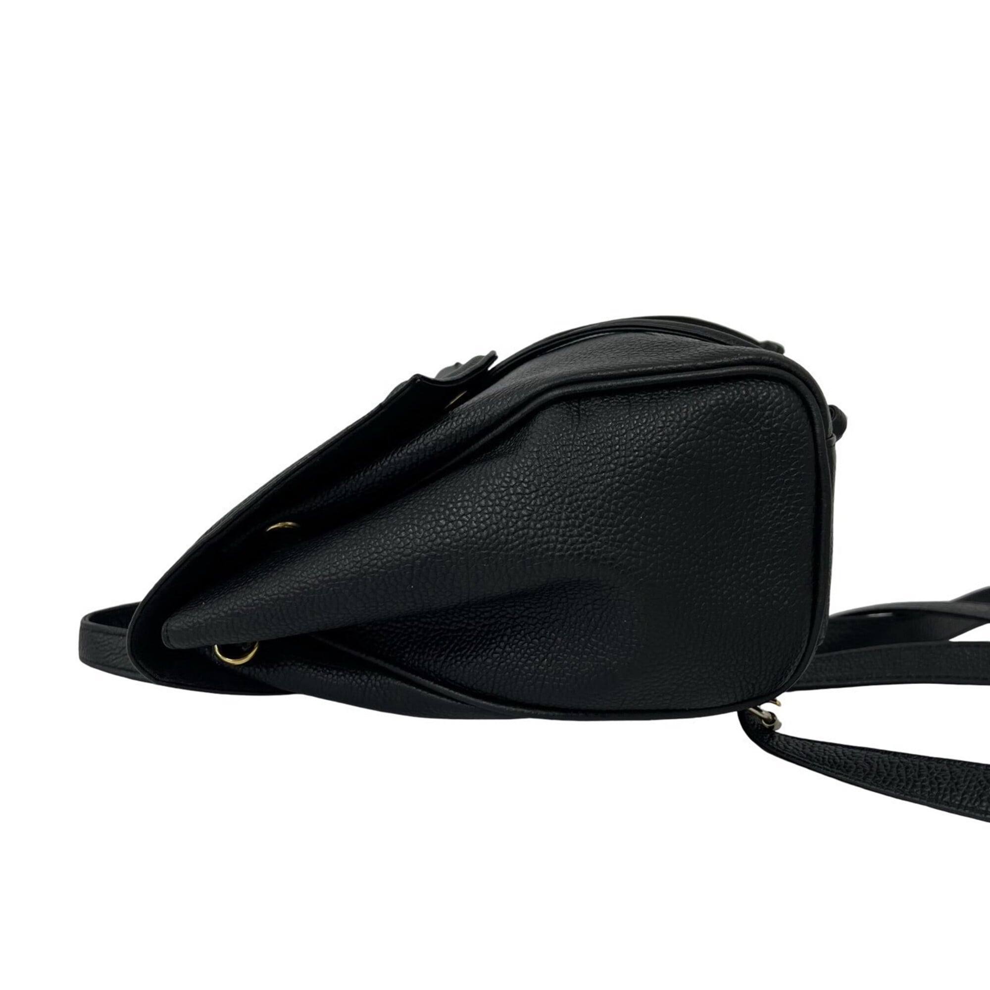 Yves Saint Laurent Black Leather Backpack (Pre-Owned)