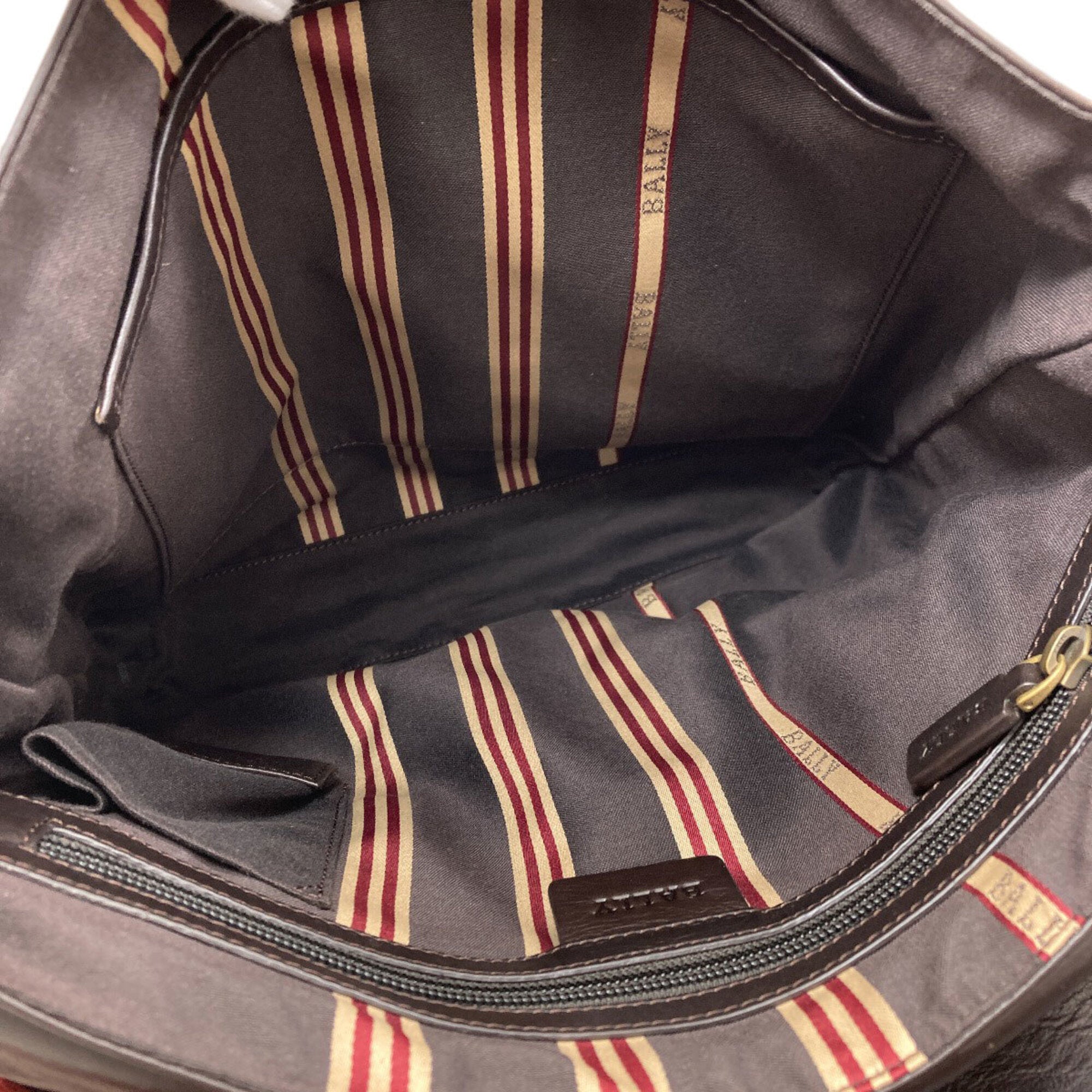 Bally Brown Leather Shoulder Bag (Pre-Owned)
