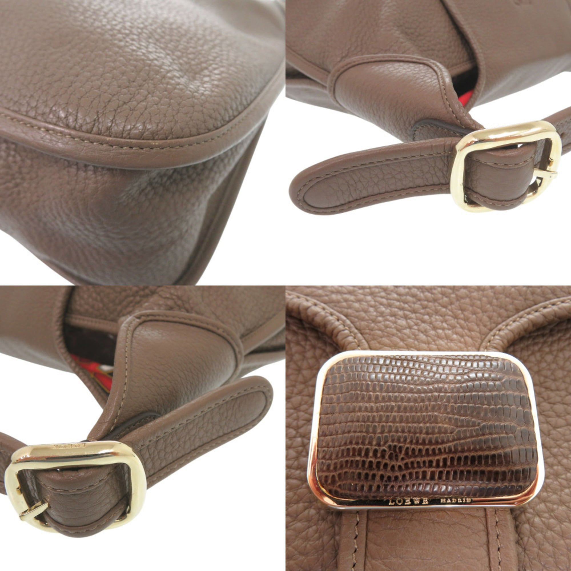 Loewe Brown Leather Shoulder Bag (Pre-Owned)