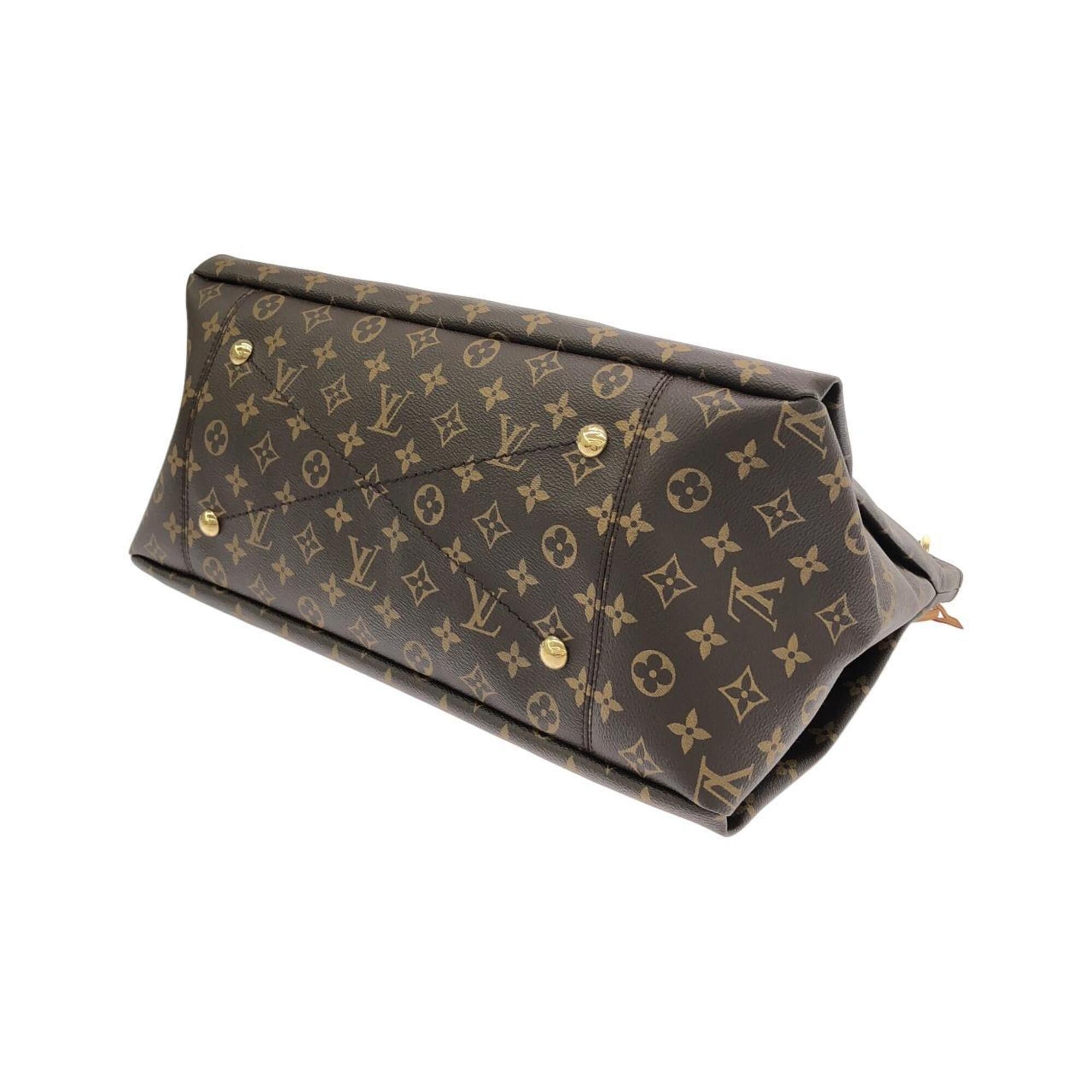 Louis Vuitton Marron Coated Canvas Shoulder Bag (Pre-Owned)