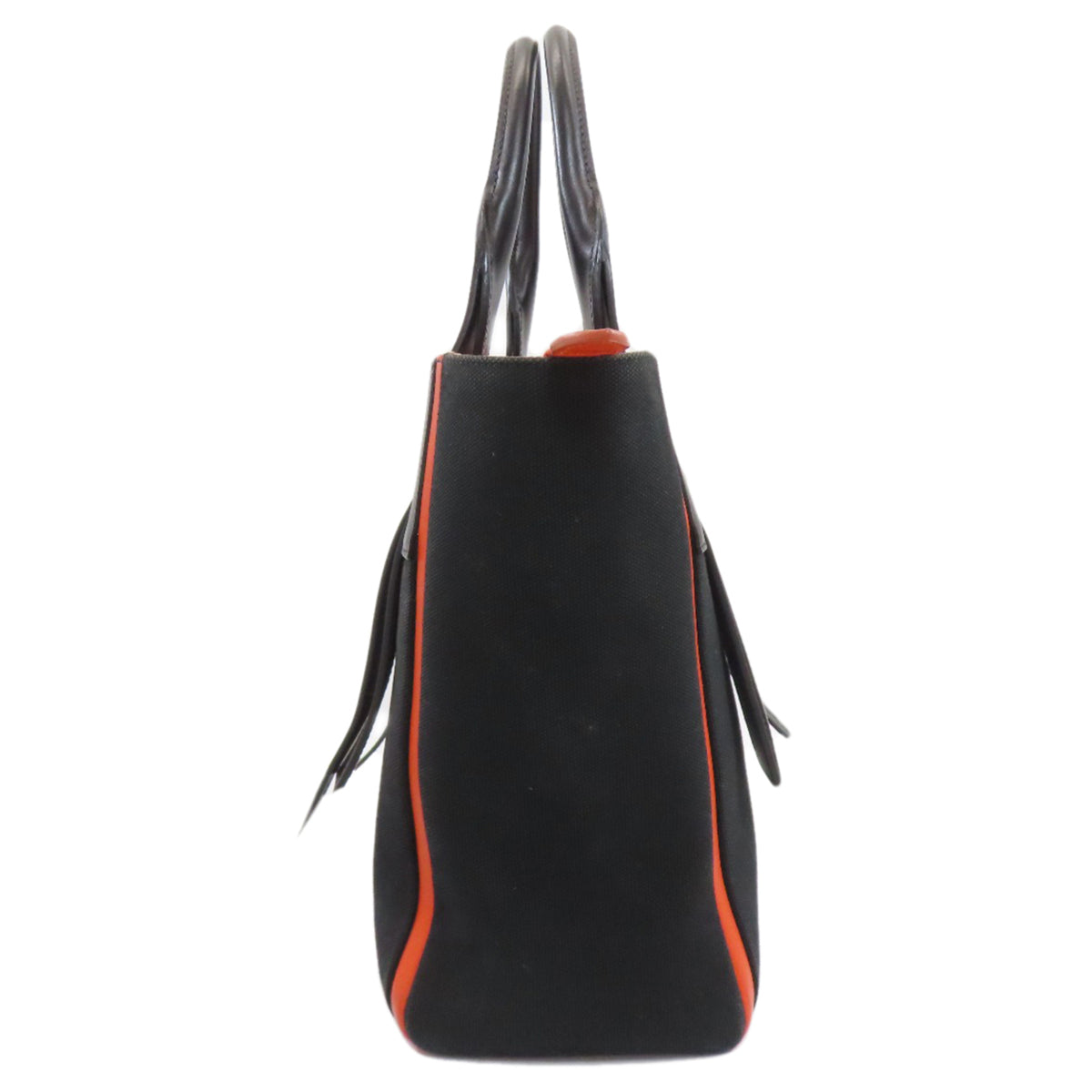 Prada Orange Canvas Handbag (Pre-Owned)