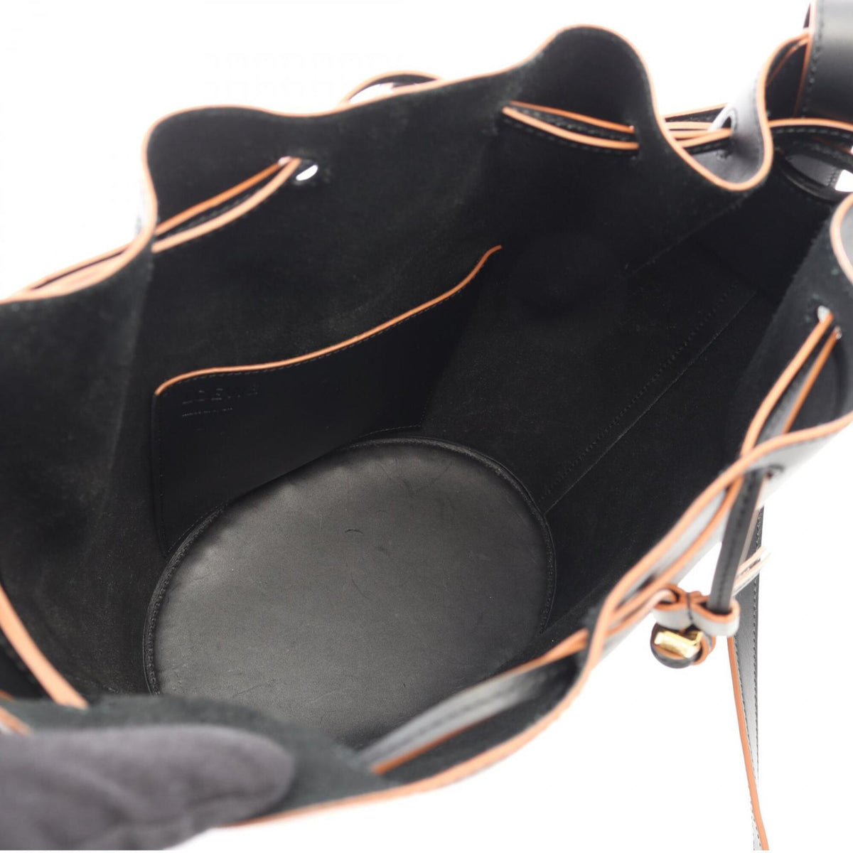 Loewe Black Leather Handbag Shoulder Bag (Pre-Owned)