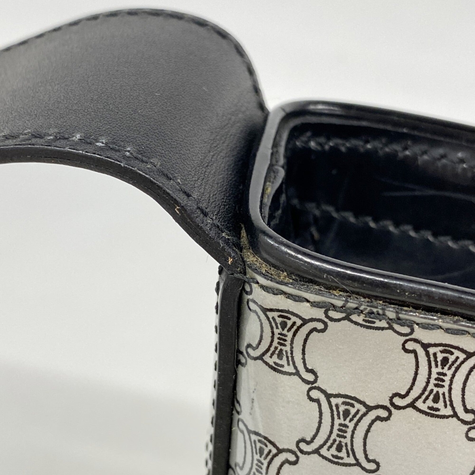 Celine Black Silver Shoulder Bag (Pre-Owned)