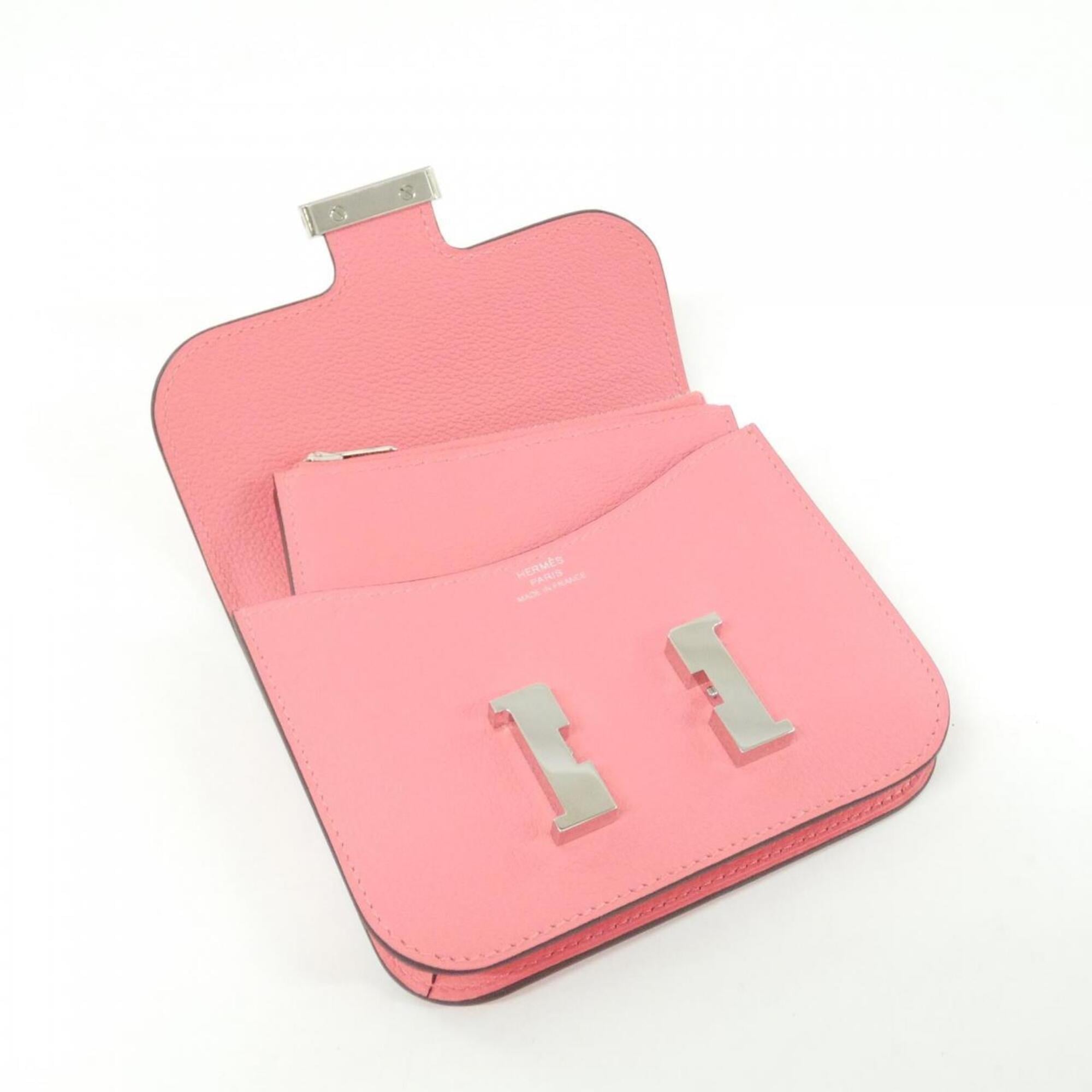 Hermes Pink Coin Purse/Coin Case (Pre-Owned)