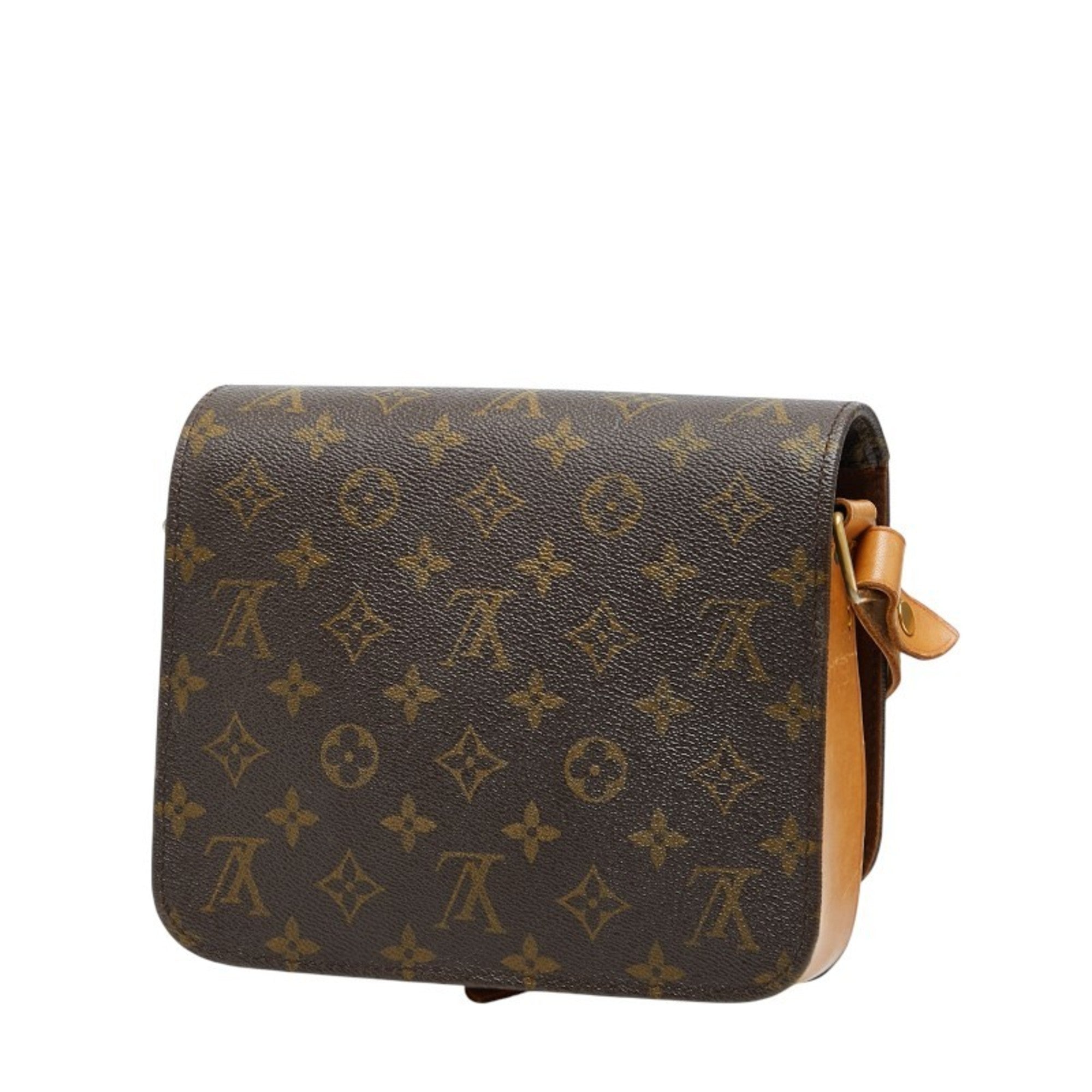 Louis Vuitton Brown Pvc Leather Shoulder Bag (Pre-Owned)