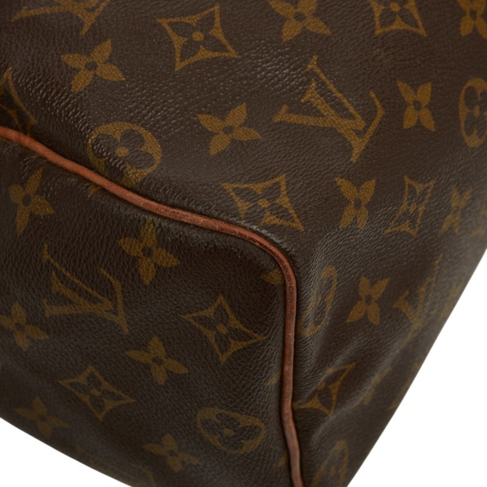 Louis Vuitton Brown Monogram Pvc Leather Handbag (Pre-Owned)