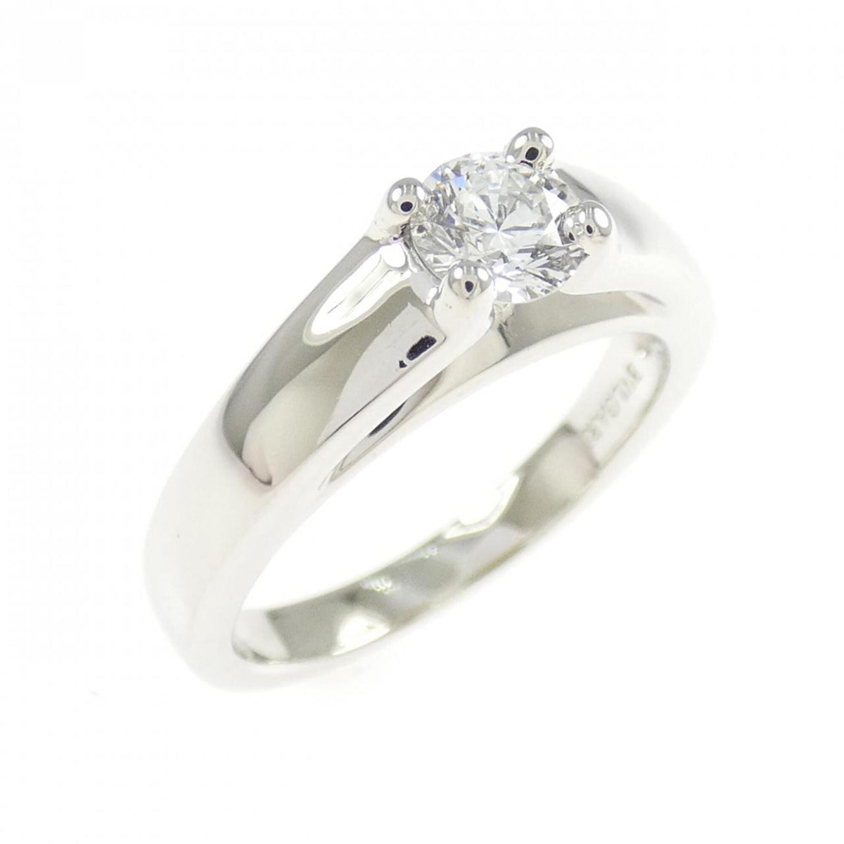 Bvlgari Platinum Platinum 950 Band Ring (Pre-Owned)