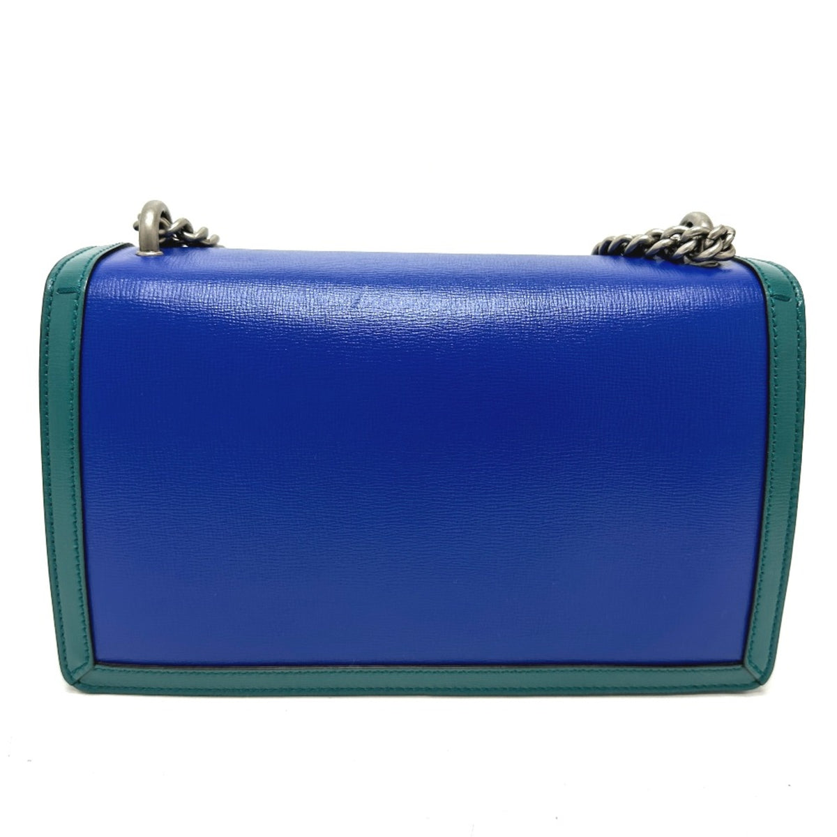 Gucci Blue Leather Shoulder Bag (Pre-Owned)