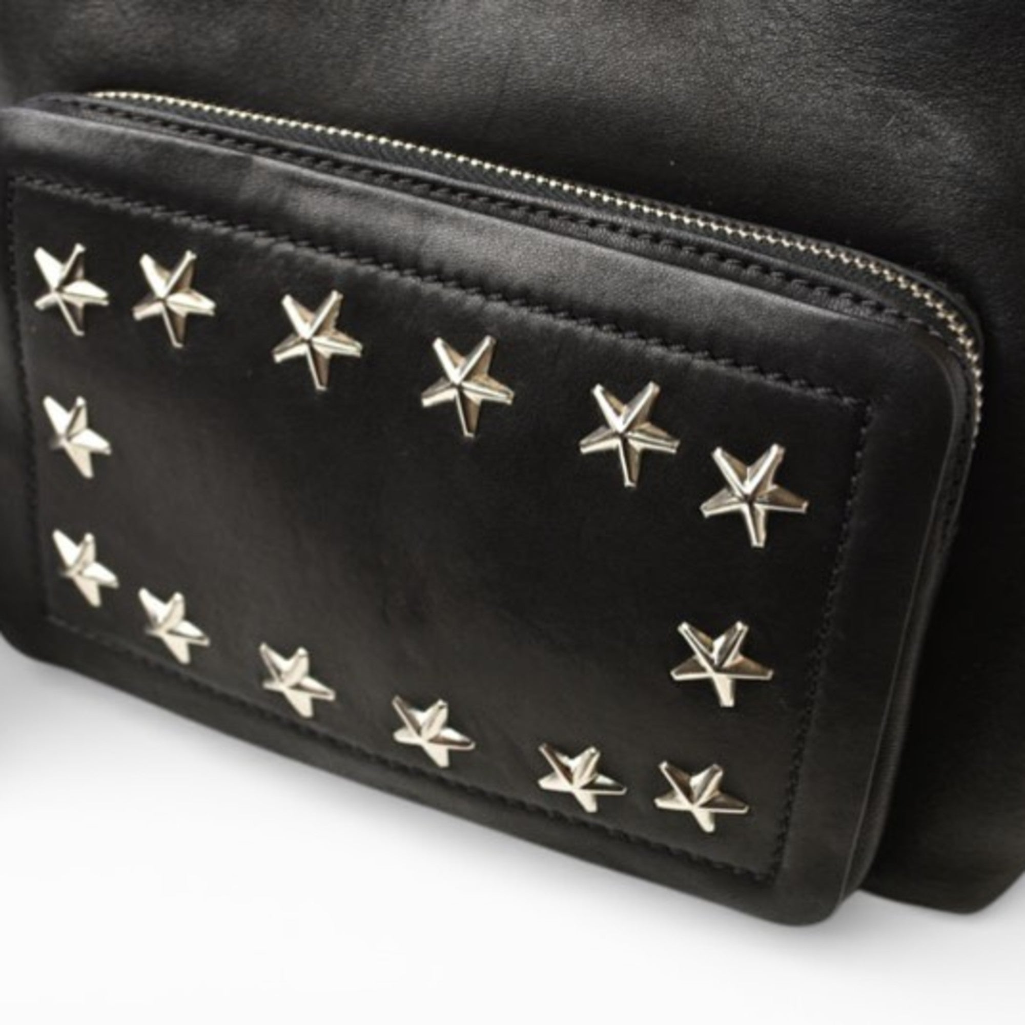 Jimmy Choo Black Leather Backpack (Pre-Owned)