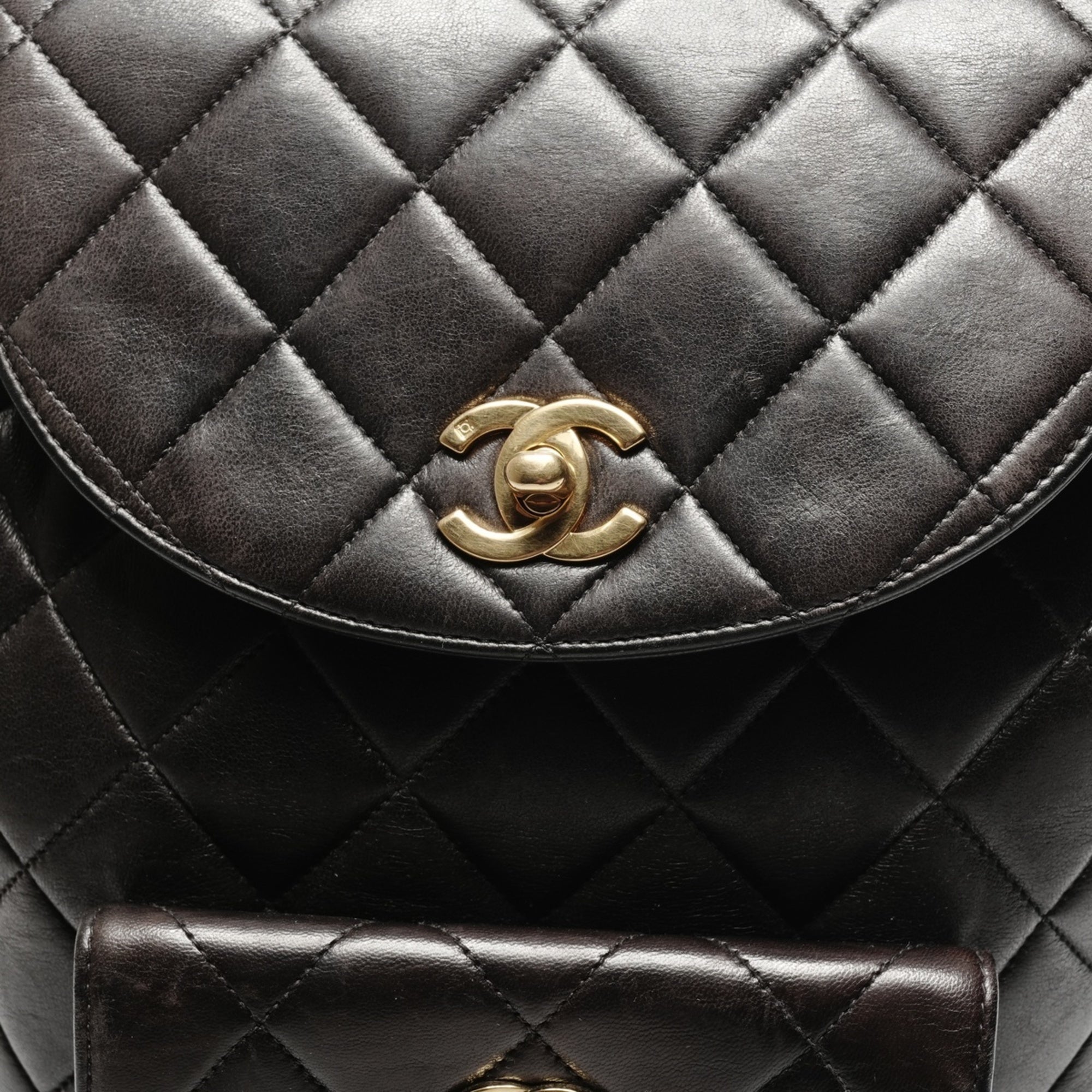 Chanel Matelasse Black Backpack (Pre-Owned)