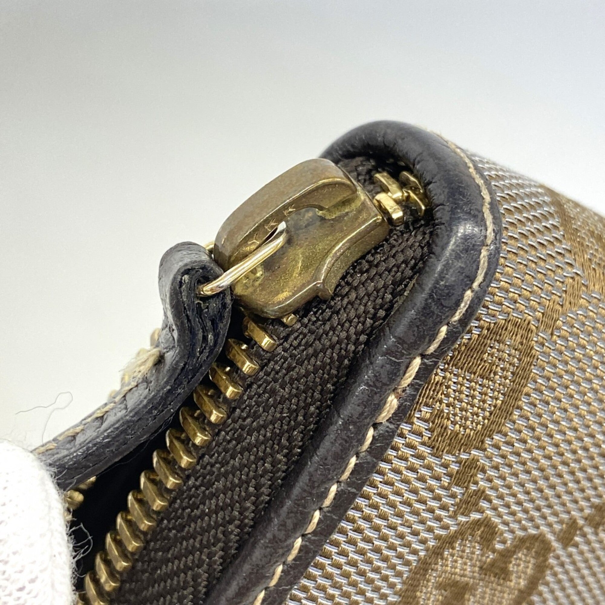 Gucci Brown Canvas Long Wallet (Bi-Fold) (Pre-Owned)