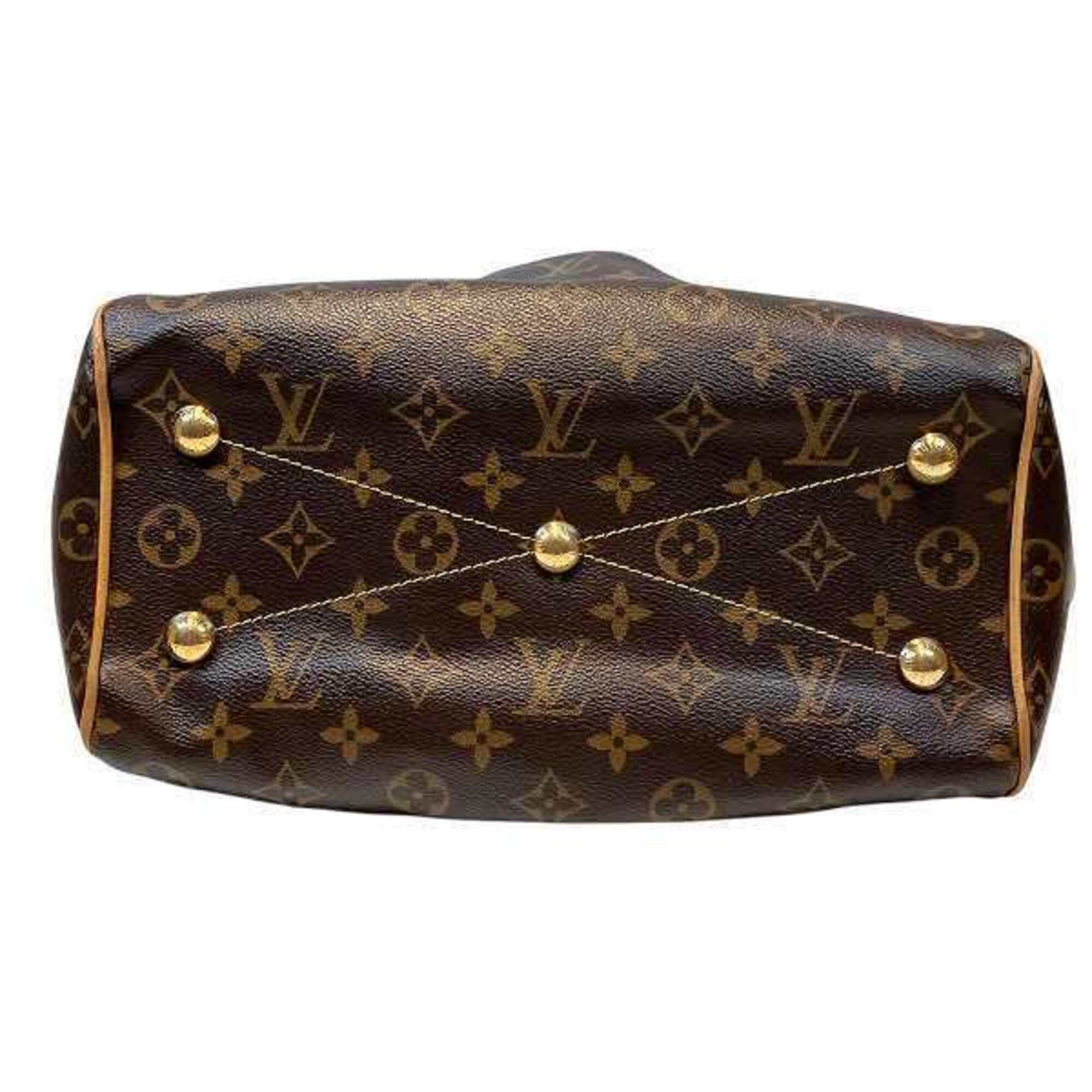 Louis Vuitton Brown Monogram Handbag Tote Bag (Pre-Owned)