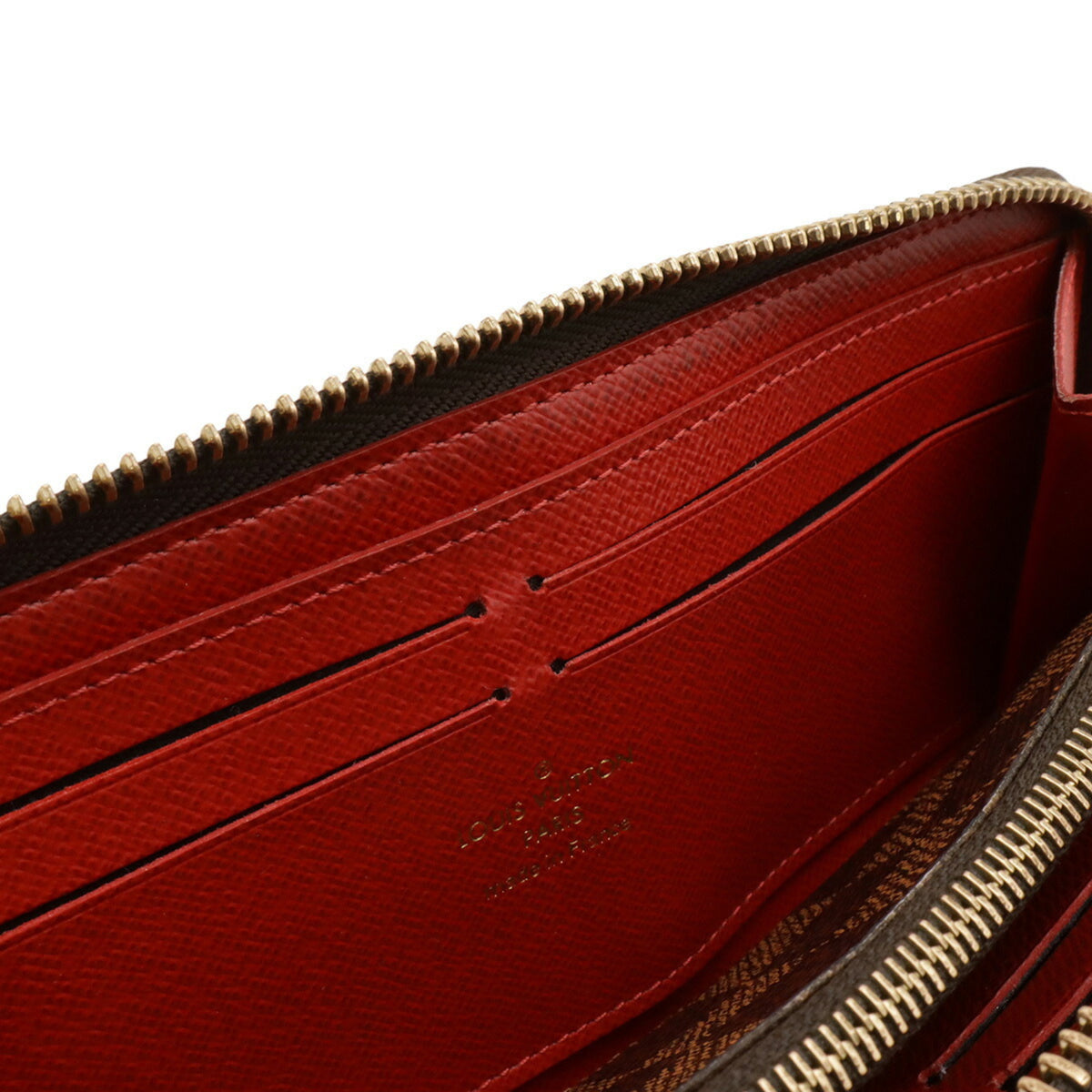 Louis Vuitton Cerise Damier Canvas Pvc Damier Canvas Long Bill Wallet (Bi-Fold) (Pre-Owned)