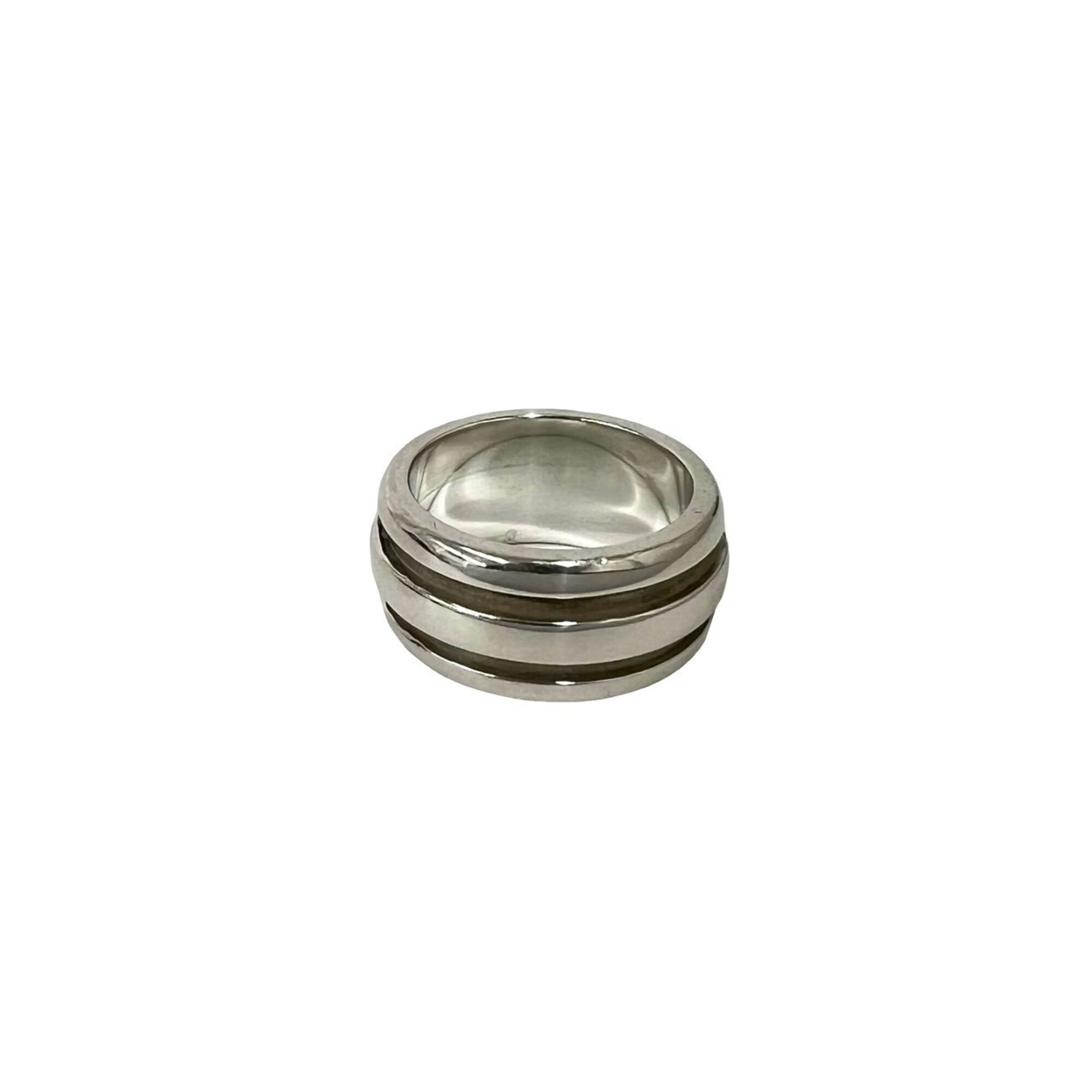 Tiffany Silver Silver 925 Band Ring (Pre-Owned)