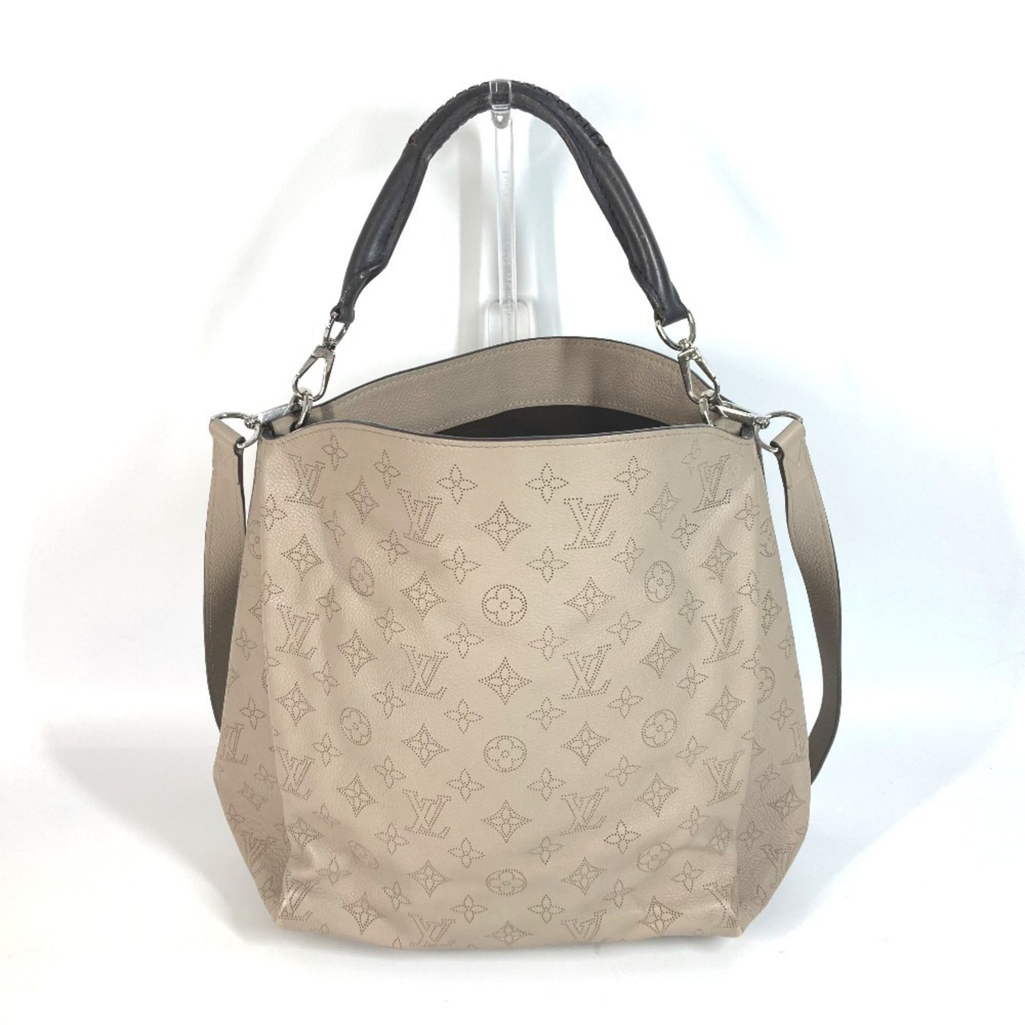 Louis Vuitton Beige Monogram Shoulder Bag Tote Bag (Pre-Owned)