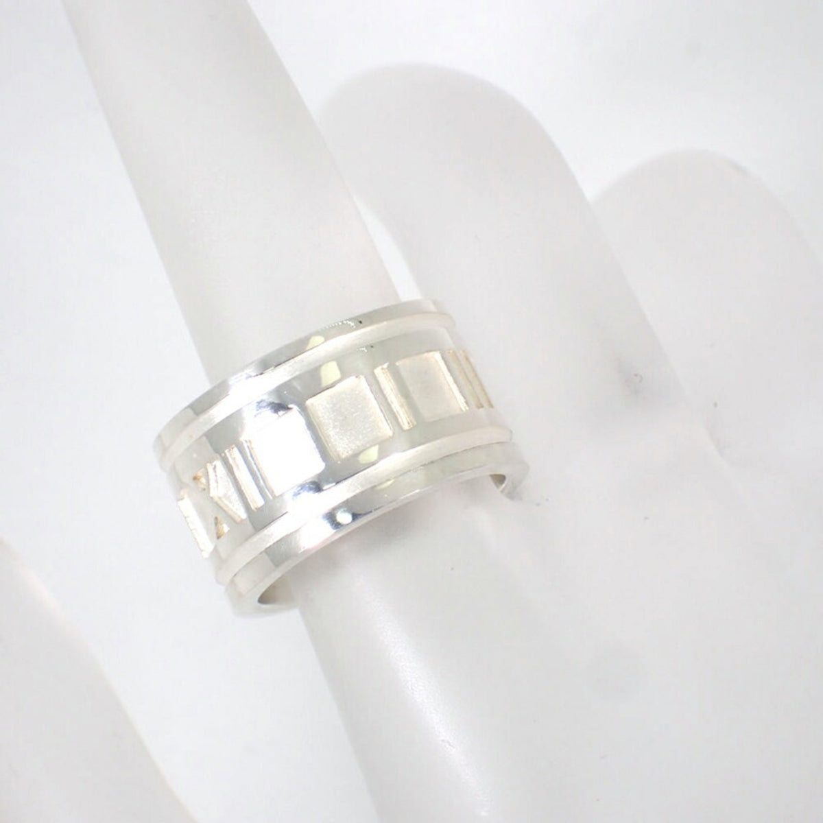 Tiffany Sterling Silver 925 Band Ring (Pre-Owned)