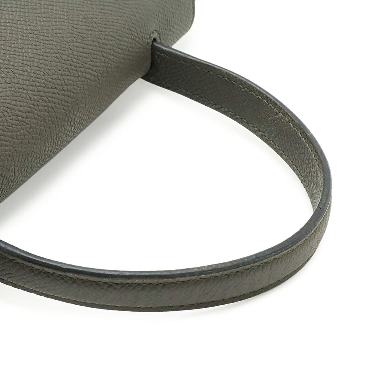 Celine Gray Leather Handbag Shoulder Bag (Pre-Owned)